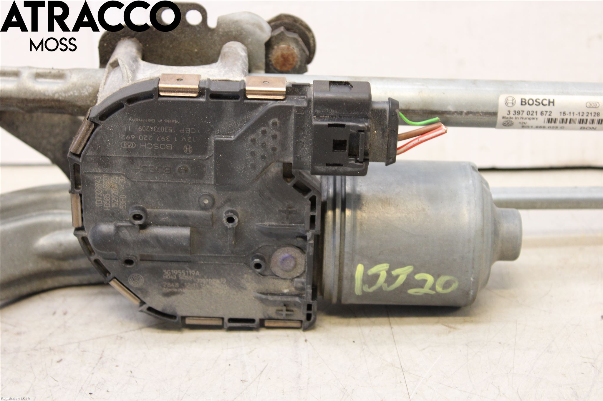 Volkswagen VW GOLF / E-GOLF VII 13-20 Viskermotor Frontrute