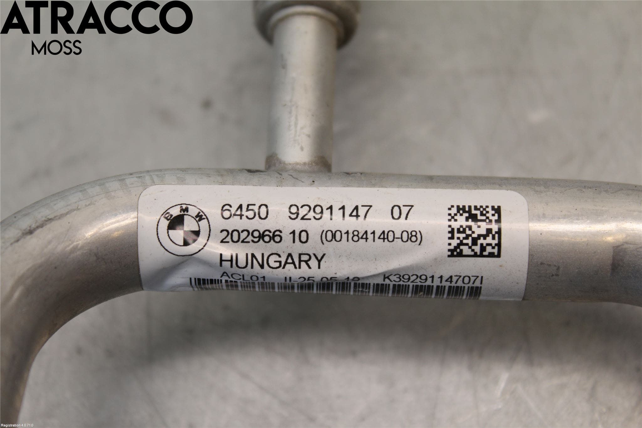 BMW i3 I01 13-22 Varme Ac Slange - Rør