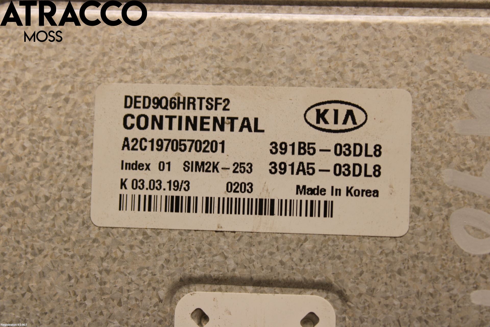 Kia NIRO (DE) 17-22 Styreenhet Innsprøytning