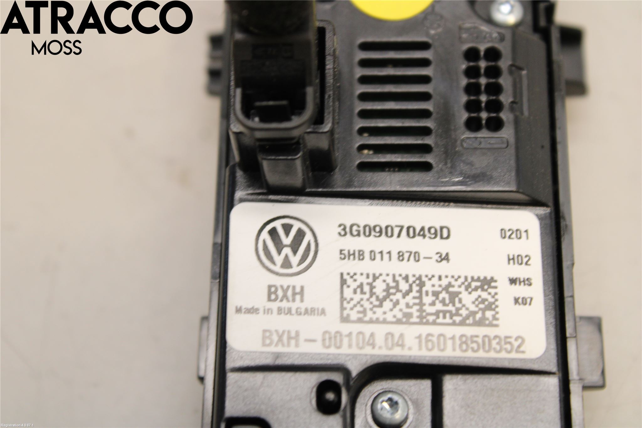 Volkswagen VW PASSAT 15-19 Varme Ac Betjening-Display