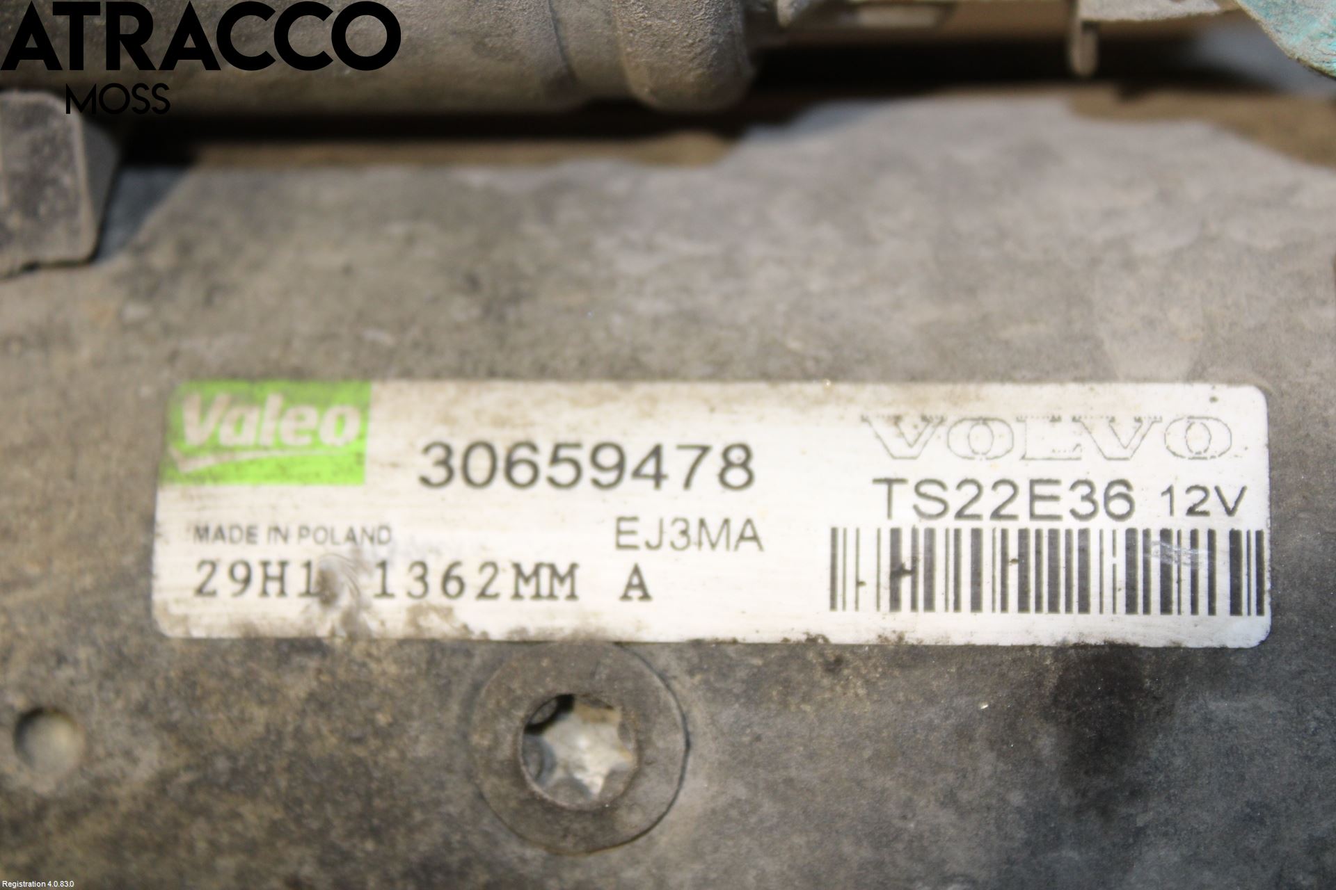 Volvo V60 11-13 Startmotor