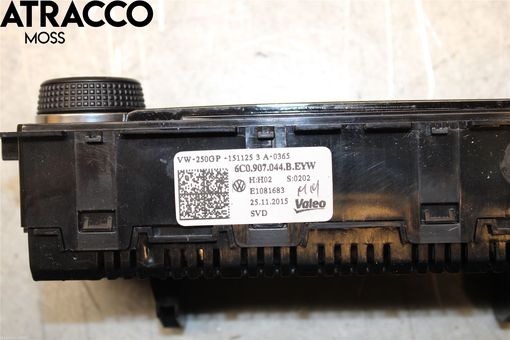 Volkswagen VW POLO 10-17 Varme Ac Betjening-Display