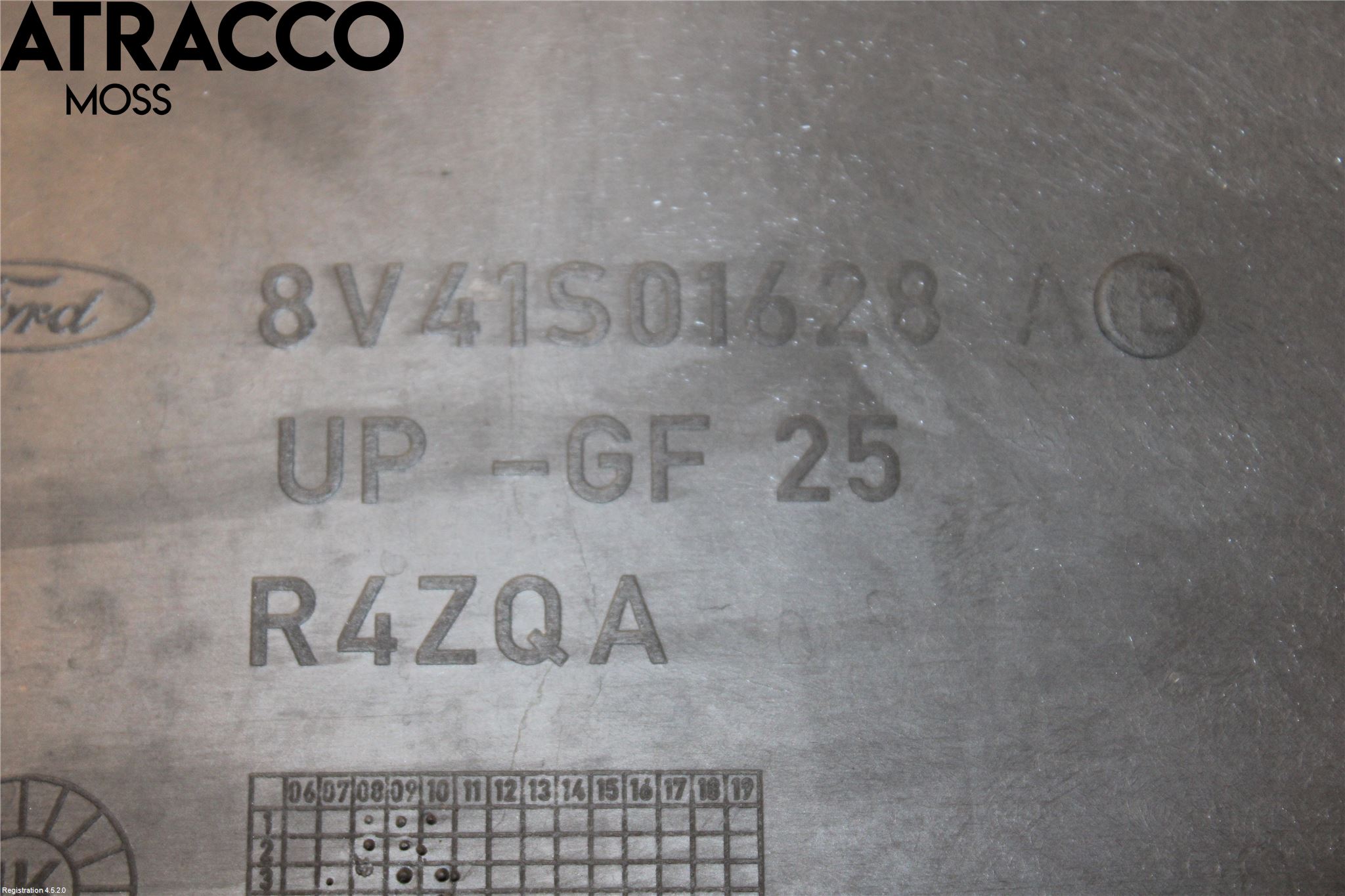 Ford KUGA 08-12 Støtfanger Foran Plastdeksel