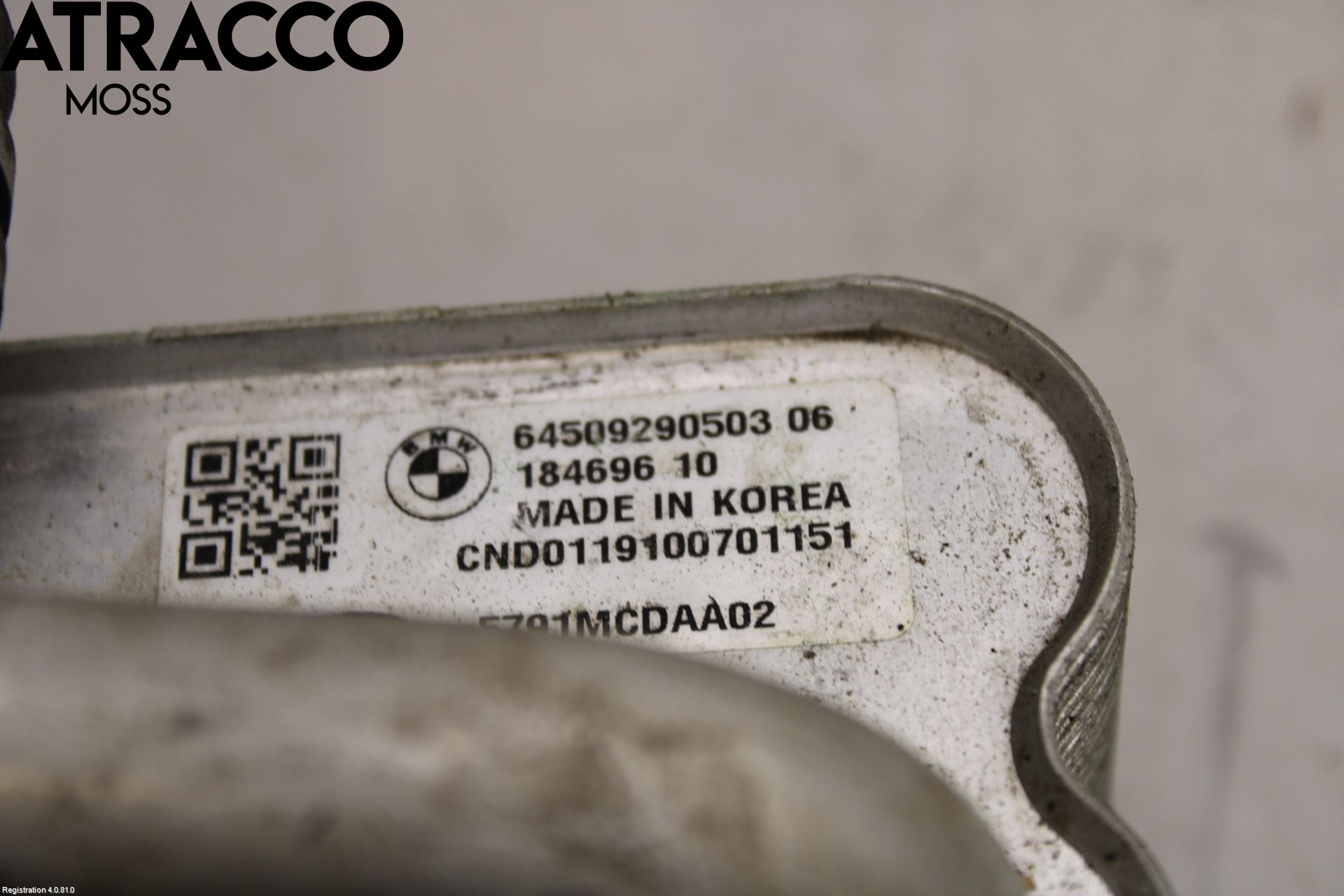 BMW i3 I01 13-22 Varme Ac Kondenser-Kjøler