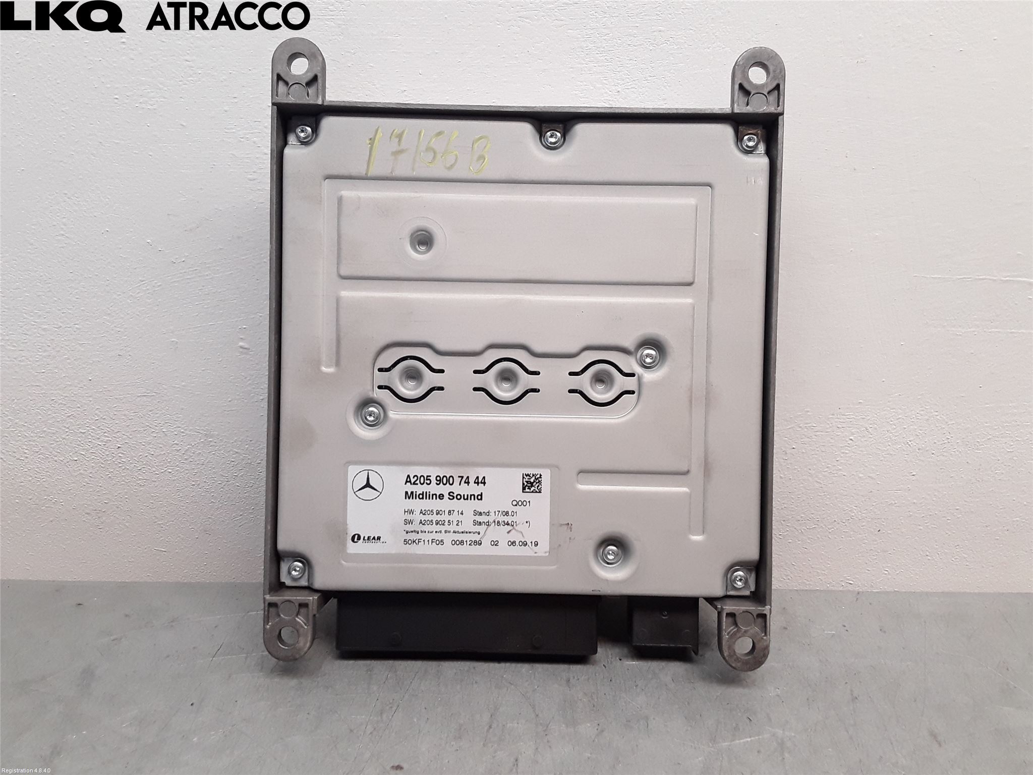 Mercedes-Benz MB C-KLASS (W205) 14-21 Stereo Forsterker