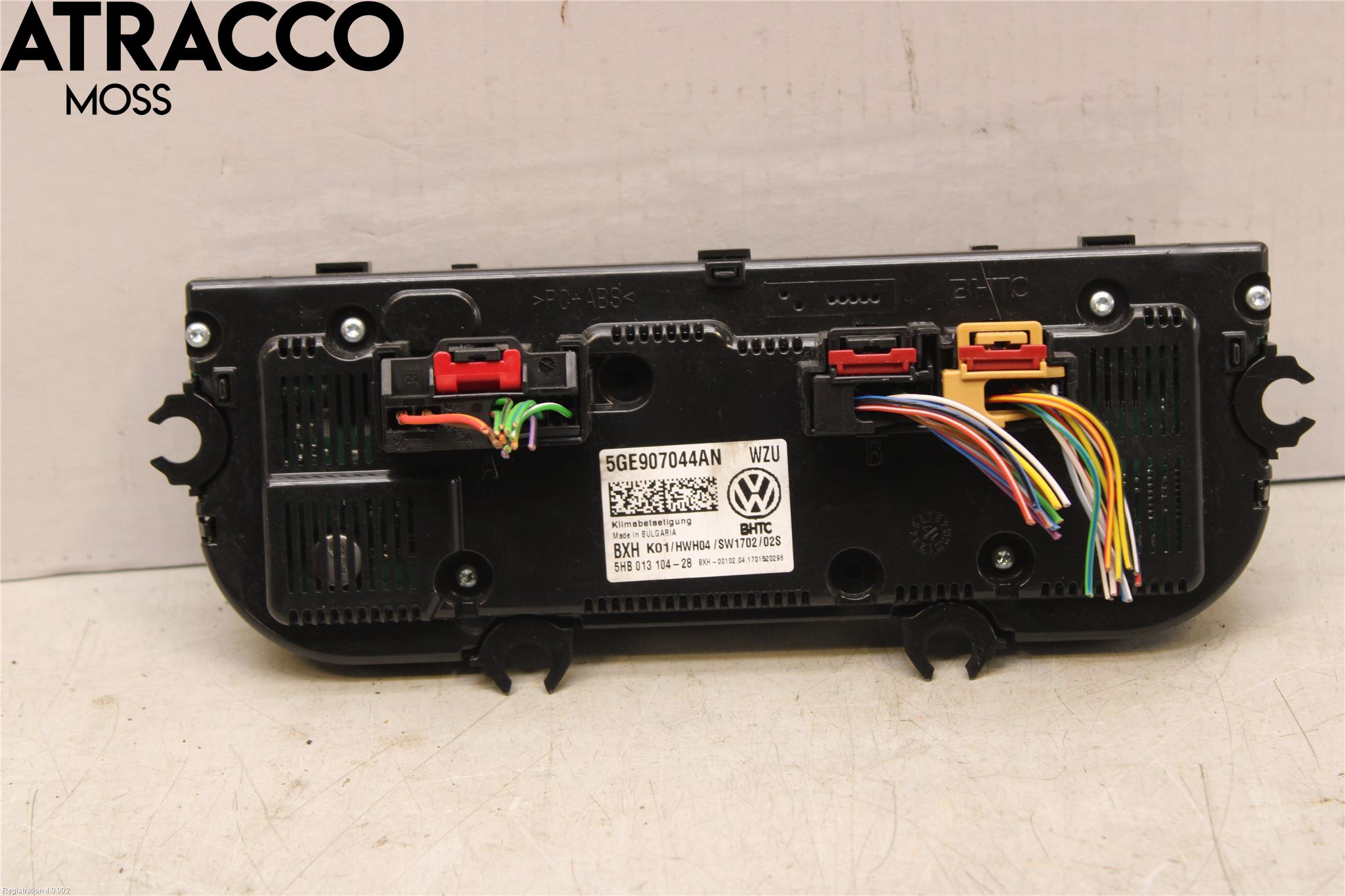 Volkswagen VW GOLF / E-GOLF VII 13-20 Varme Ac Betjening-Display