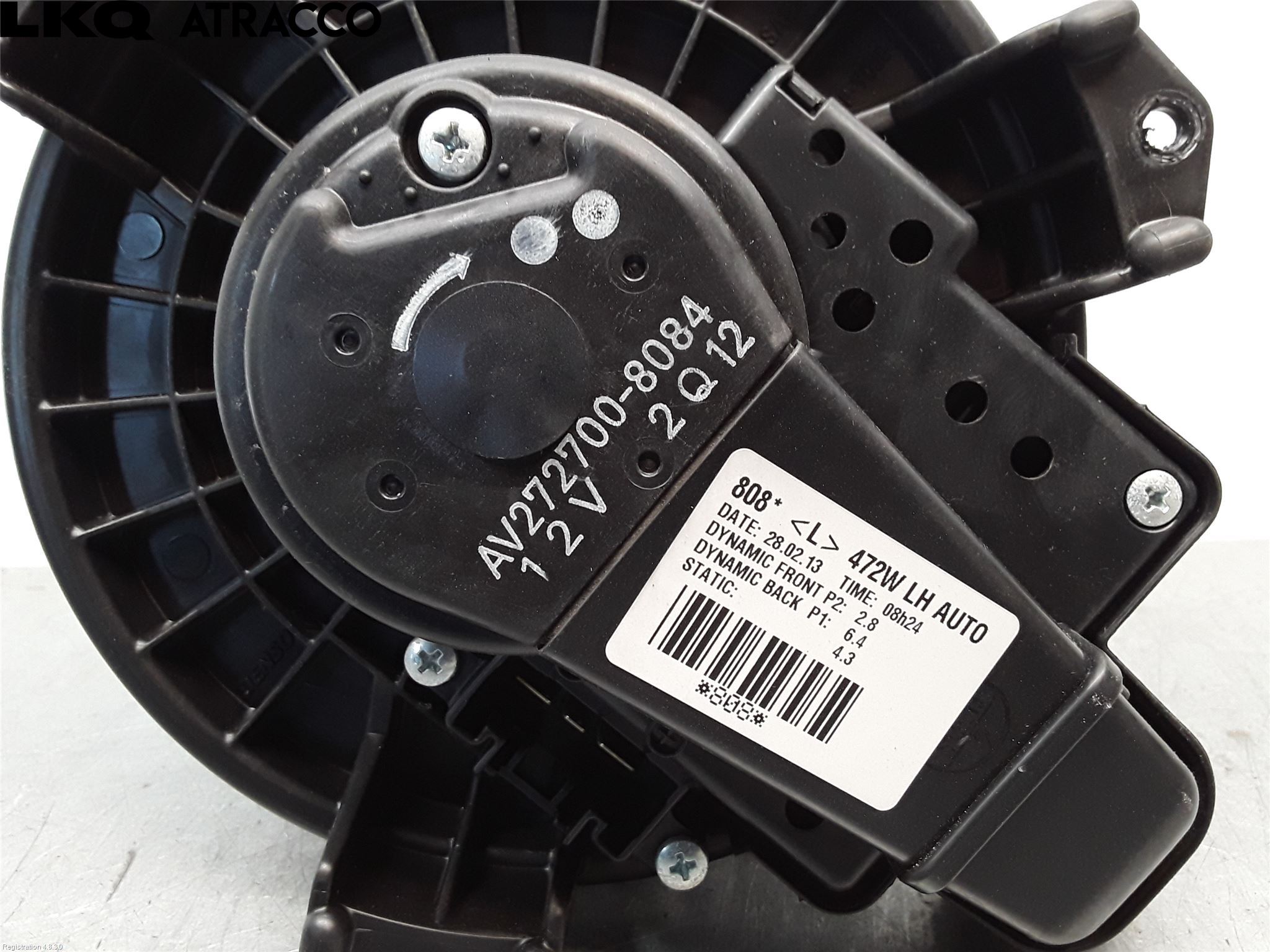 Toyota AURIS 13-19 Varmeapparat Viftemotor