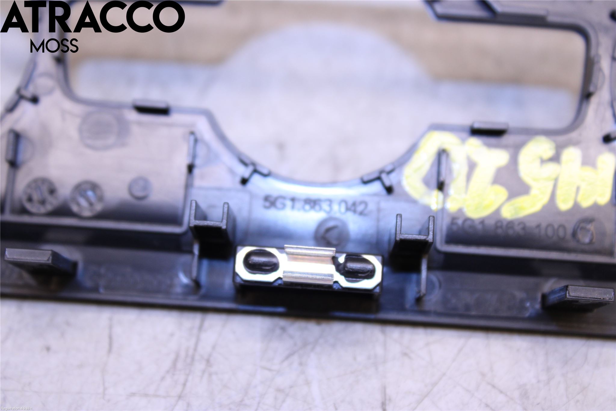 Volkswagen VW GOLF / E-GOLF VII 13-20 Innr Radio Ramme