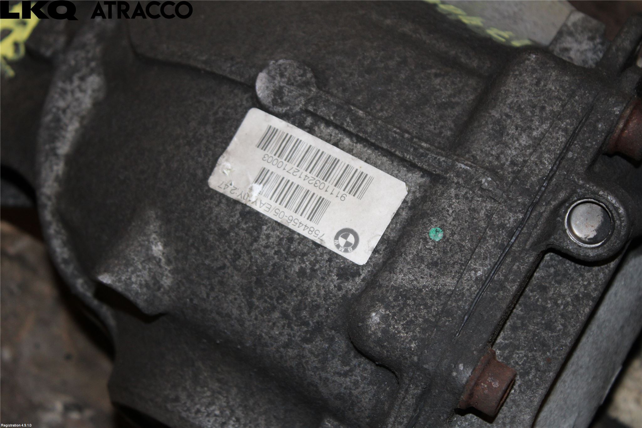 BMW 5 F10/F11/F18 09-17 Bakaksel Kardang Bak -Diff
