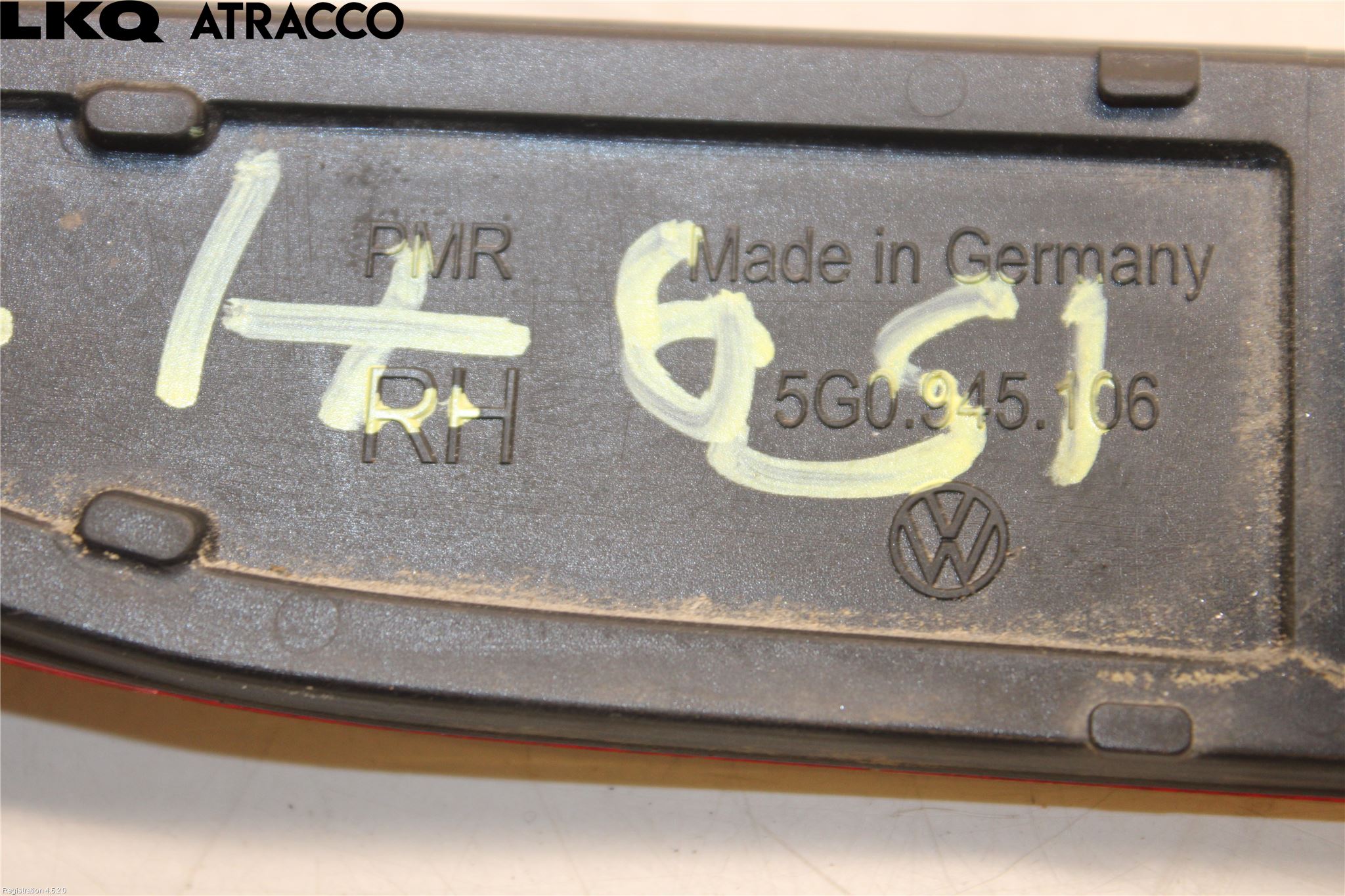 Volkswagen VW GOLF / E-GOLF VII 13-20 Refleks Bak