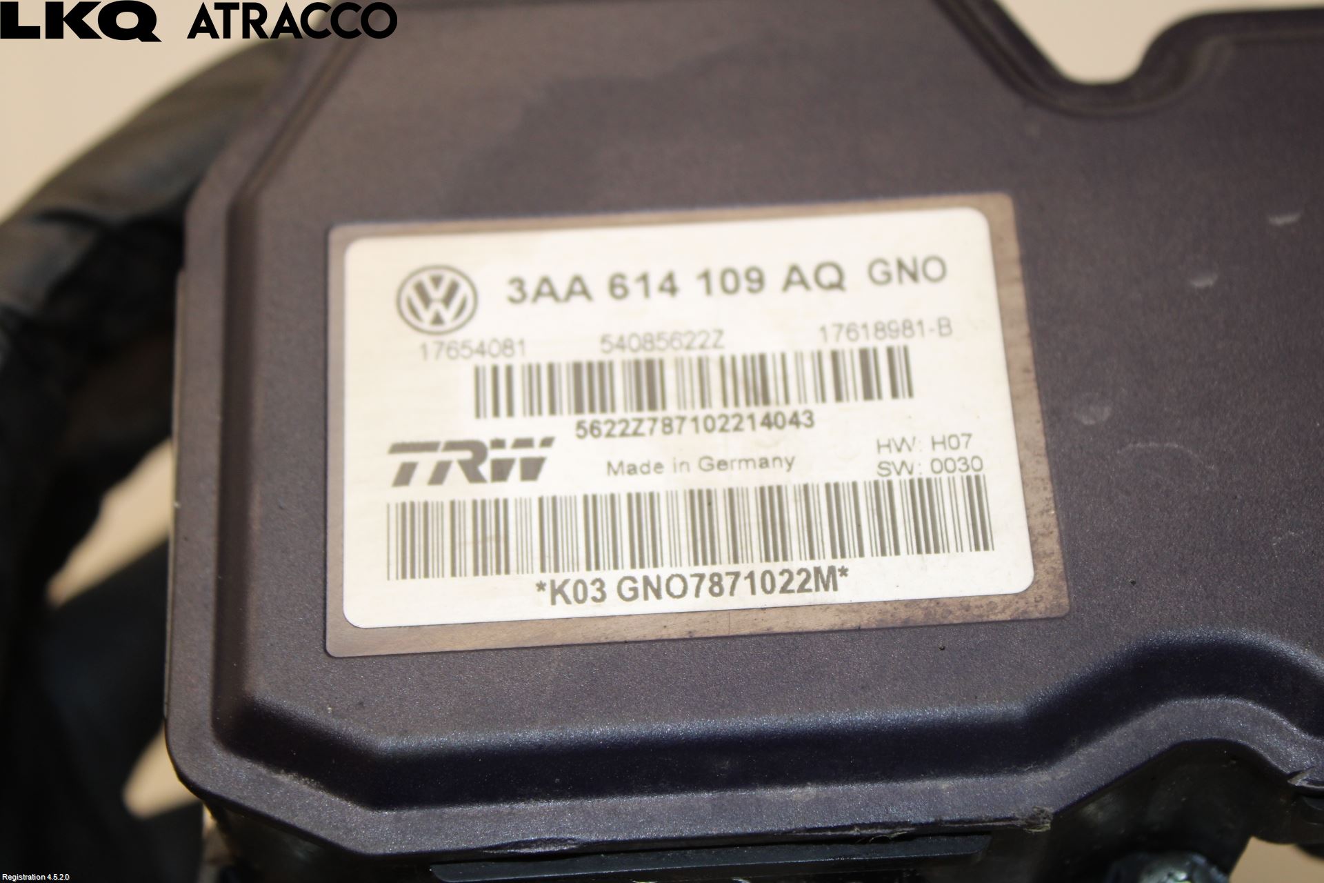 Volkswagen VW PASSAT 11-14 Abs Hydraulikkaggregat