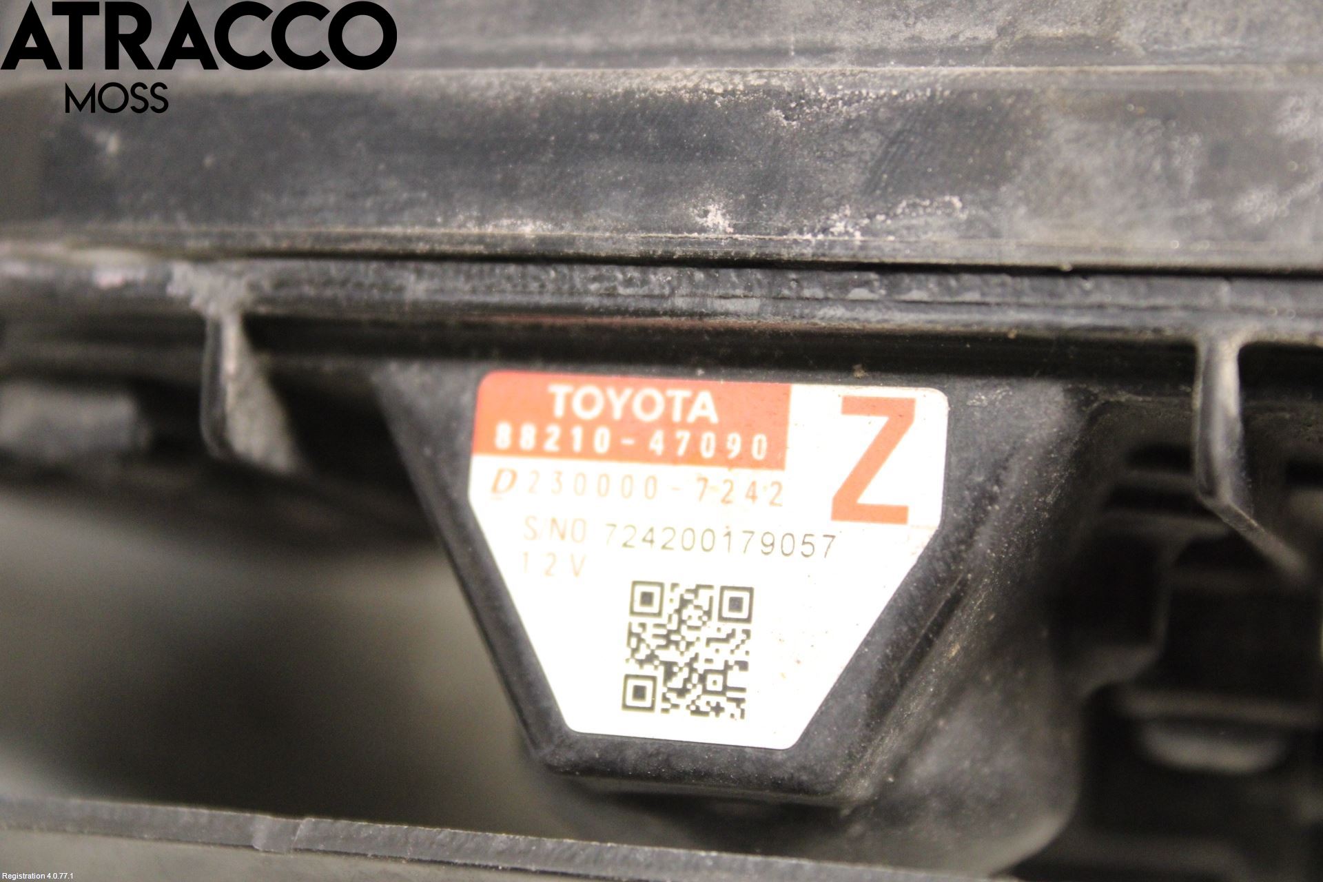 Toyota PRIUS (ZVW50) 16-21 Sensor Fartsbegrensning