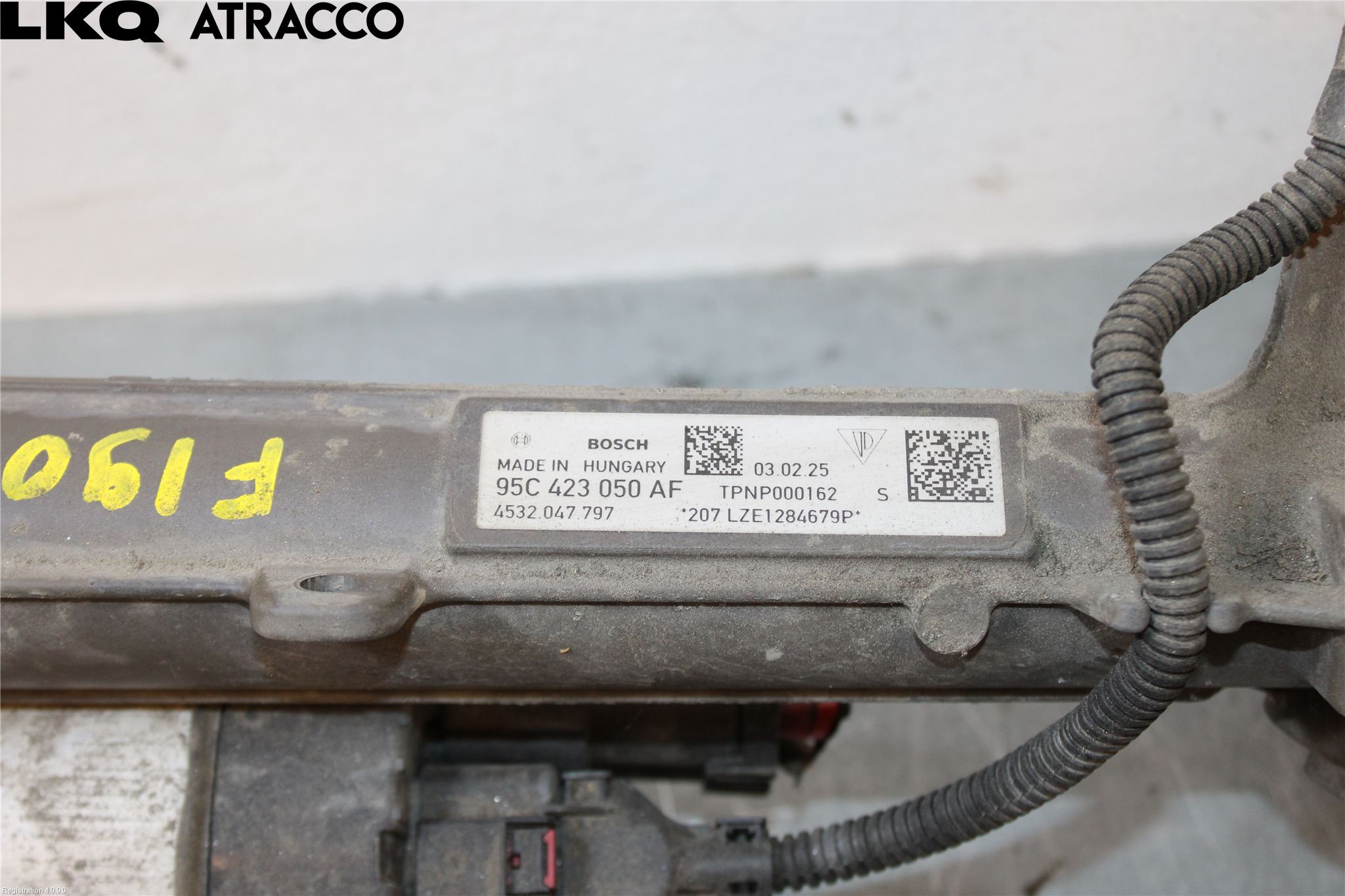 Porsche MACAN/EV 14- Servo Snekke - Tannstang