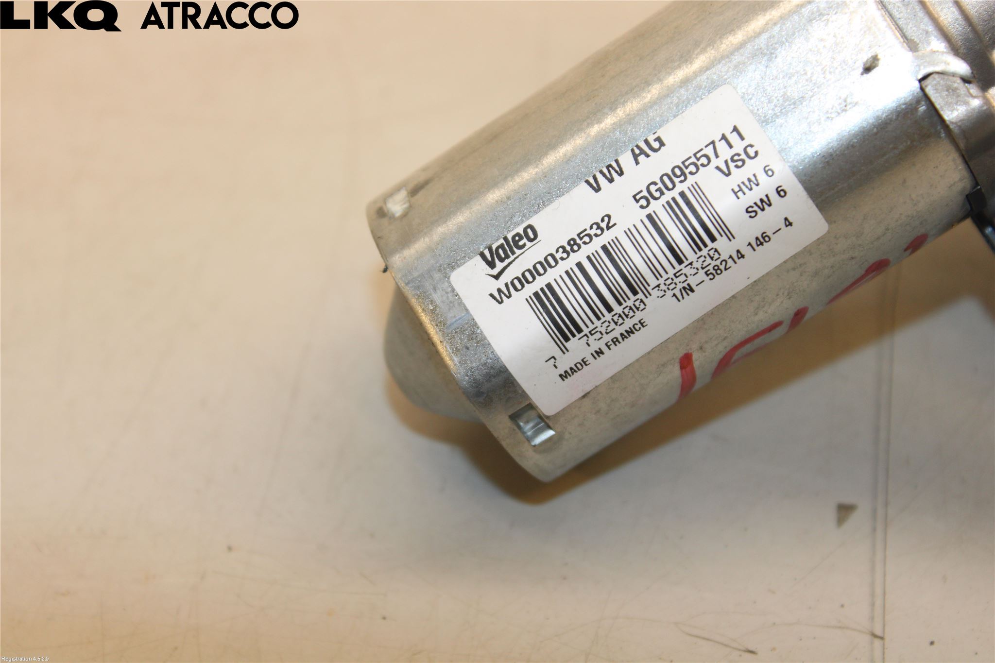 Volkswagen VW GOLF / E-GOLF VII 13-20 Viskermotor Bakluke