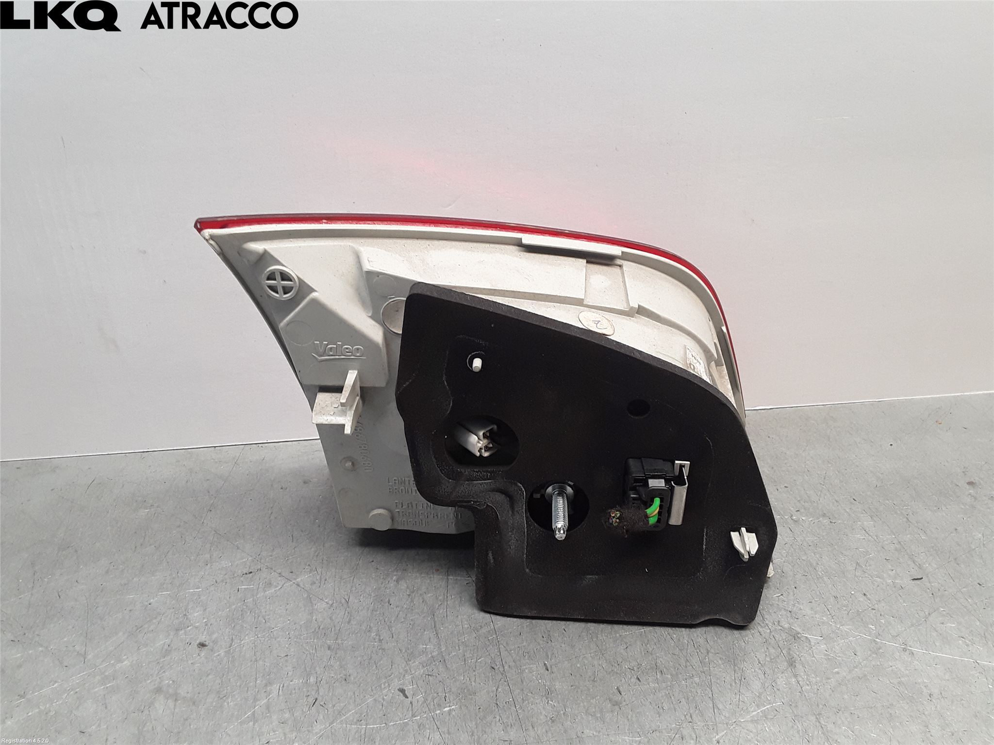 Peugeot 508 11-18 Baklykt Høyre  På Luke(Indre)