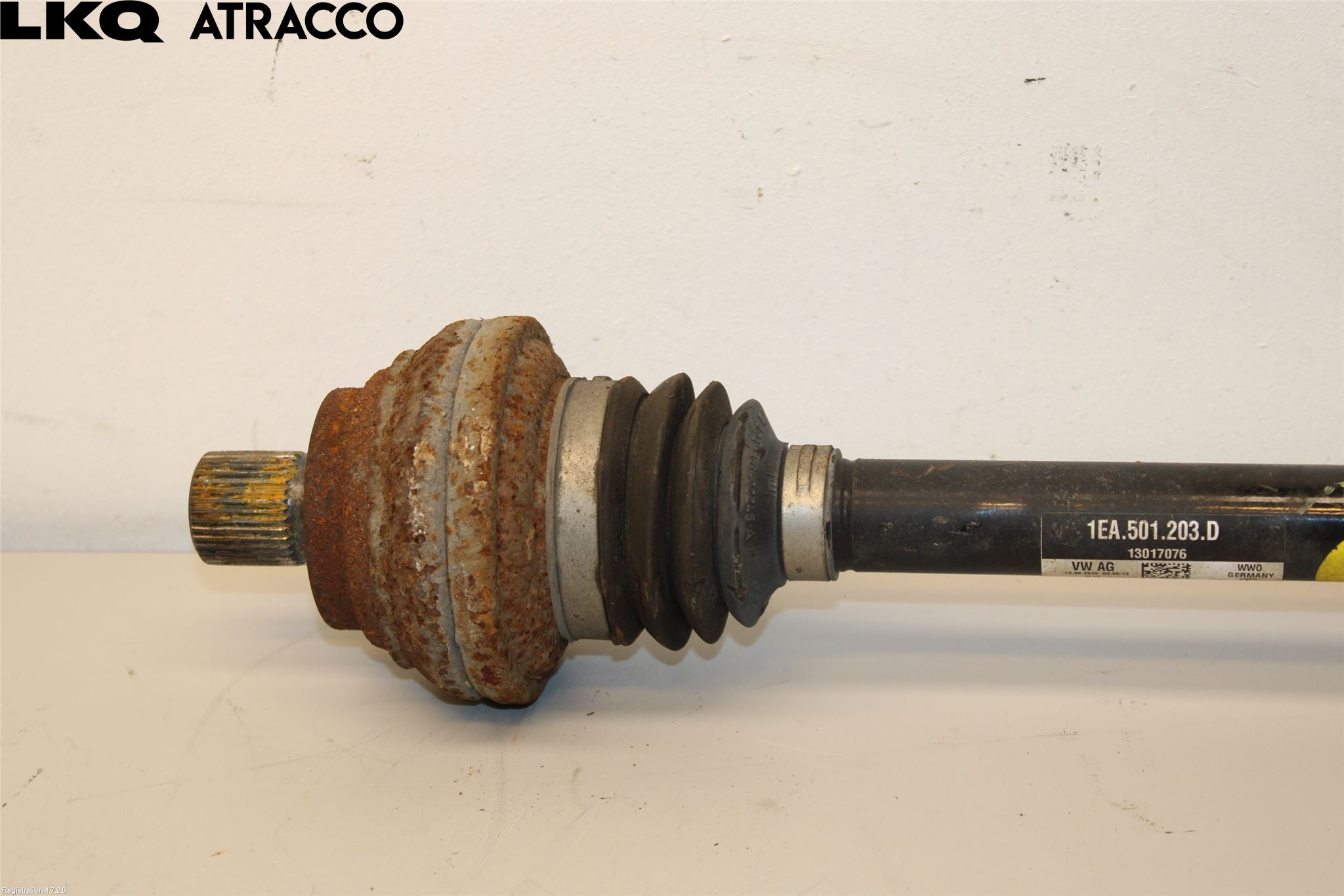 Volkswagen VW ID.3 21- Drivaksel Bak Kompl Venstre