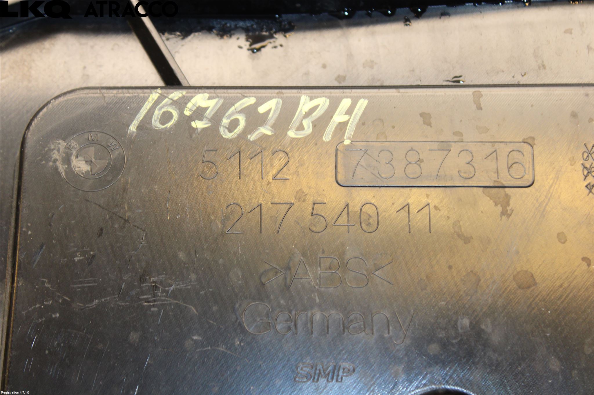 BMW 5 G30/G31/F90 17-23 Støtfangerfeste Bak Høyre