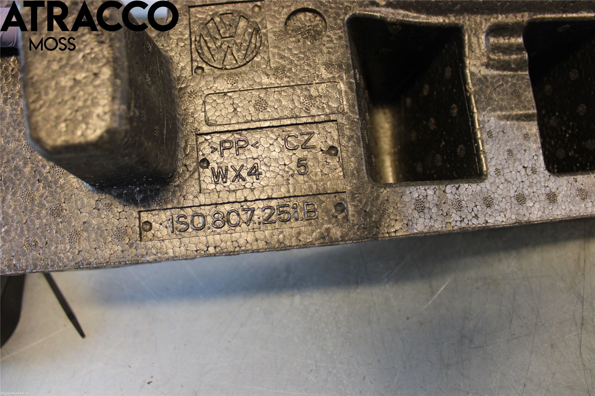 Volkswagen VW UP! / E-UP! Støtfanger Bak Deform Element