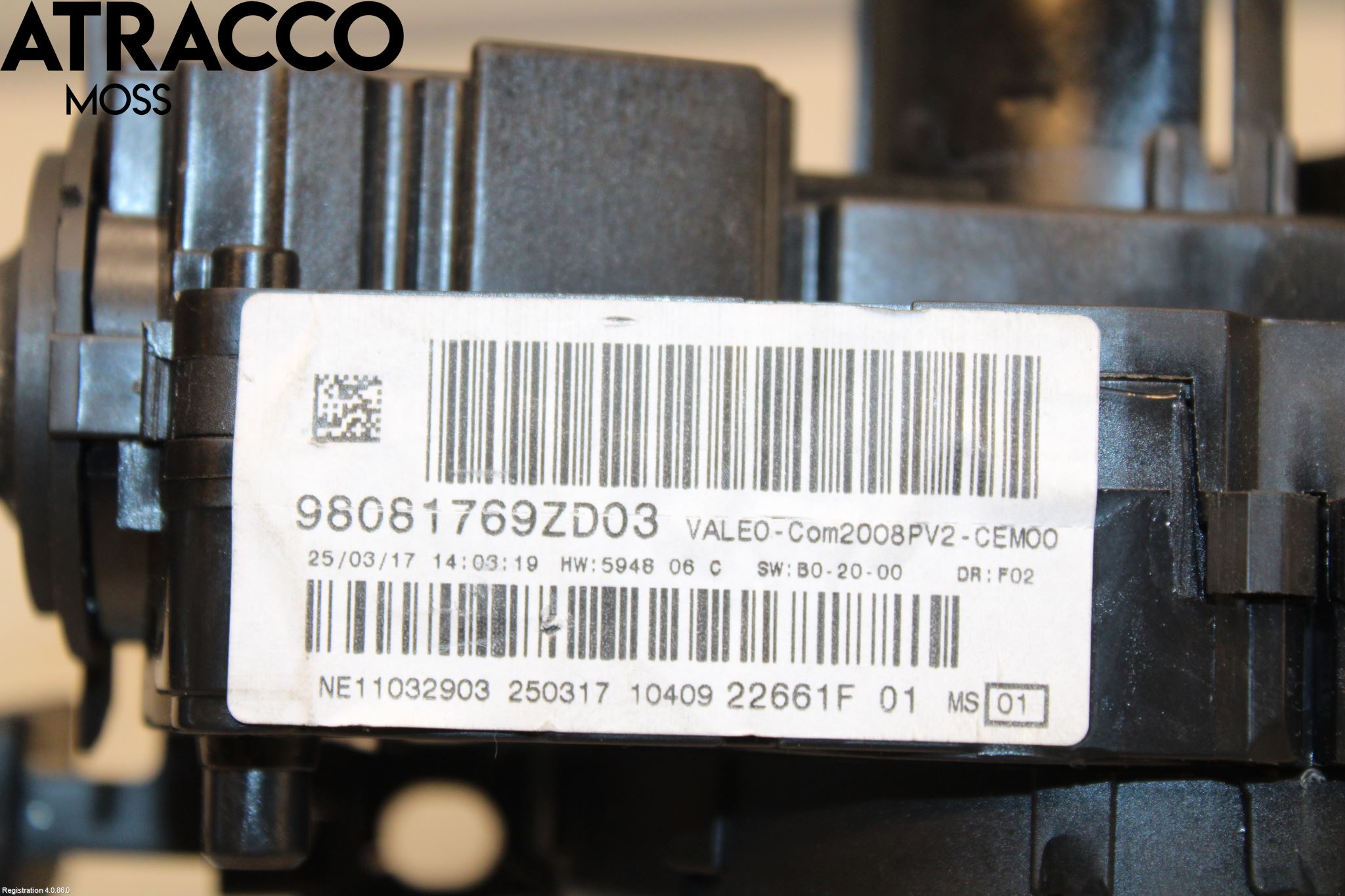 Peugeot 2008 13-20 Bryter Ratt Kombi H Og V