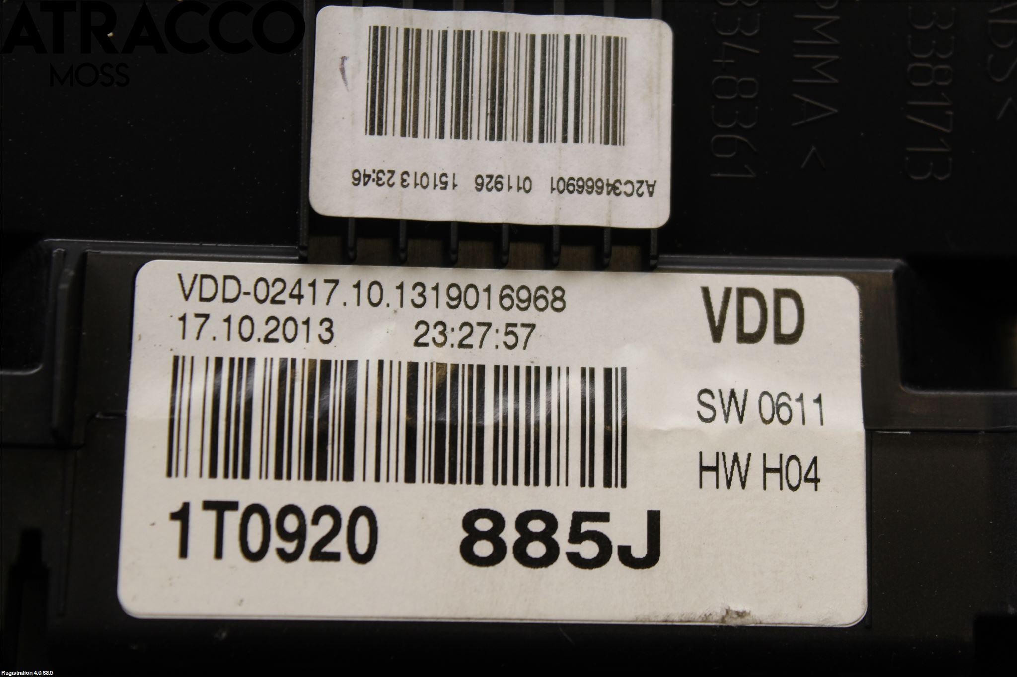 Volkswagen VW TOURAN 10-15 Instr Kombinert