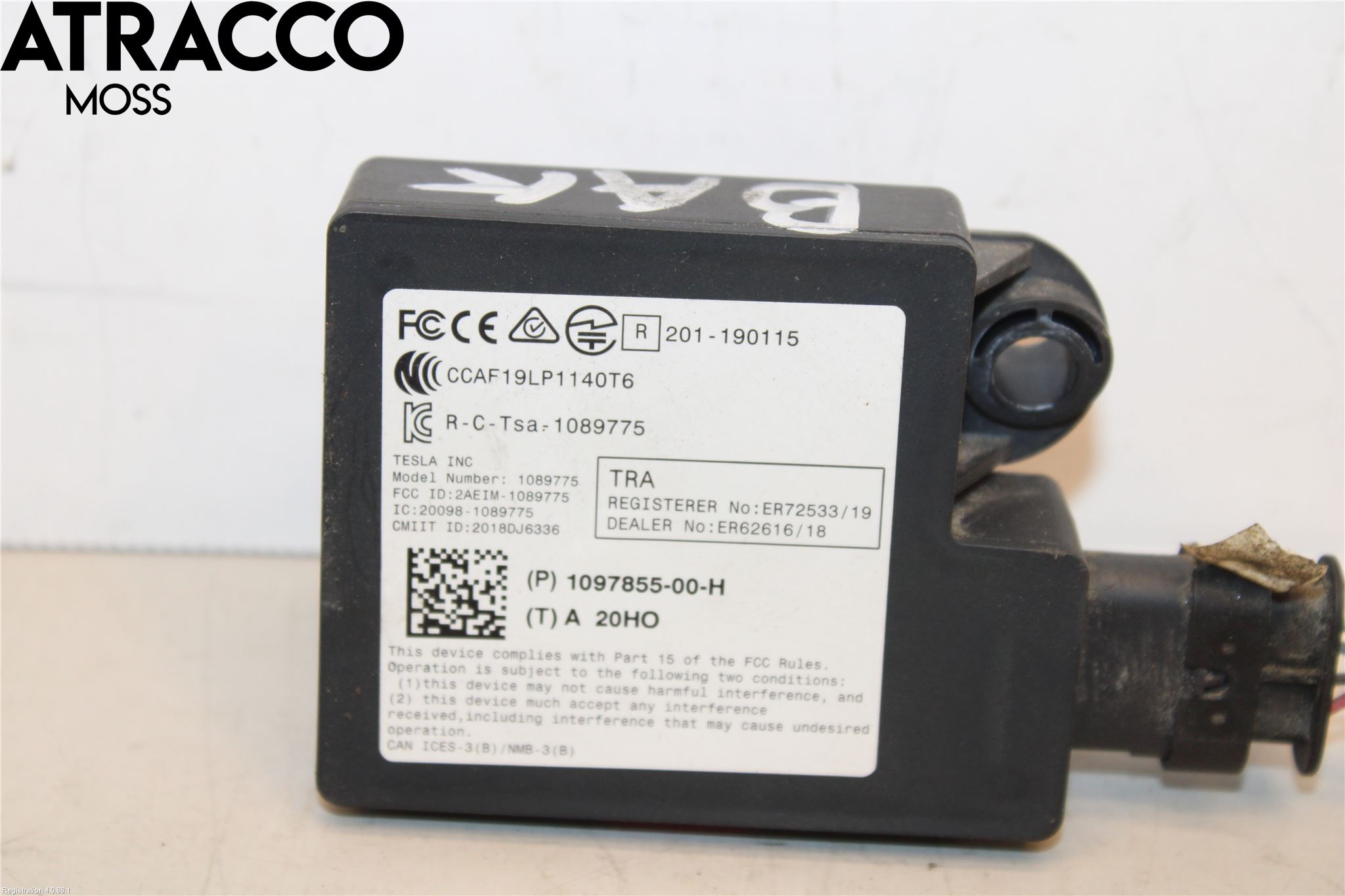 Tesla MODEL 3 17- Styreenhet Øvrig