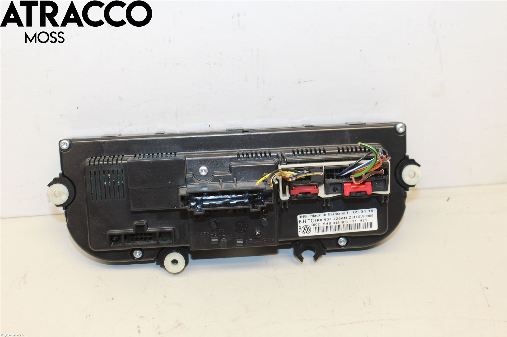 Volkswagen VW CADDY 16-20 Varme Ac Betjening-Display