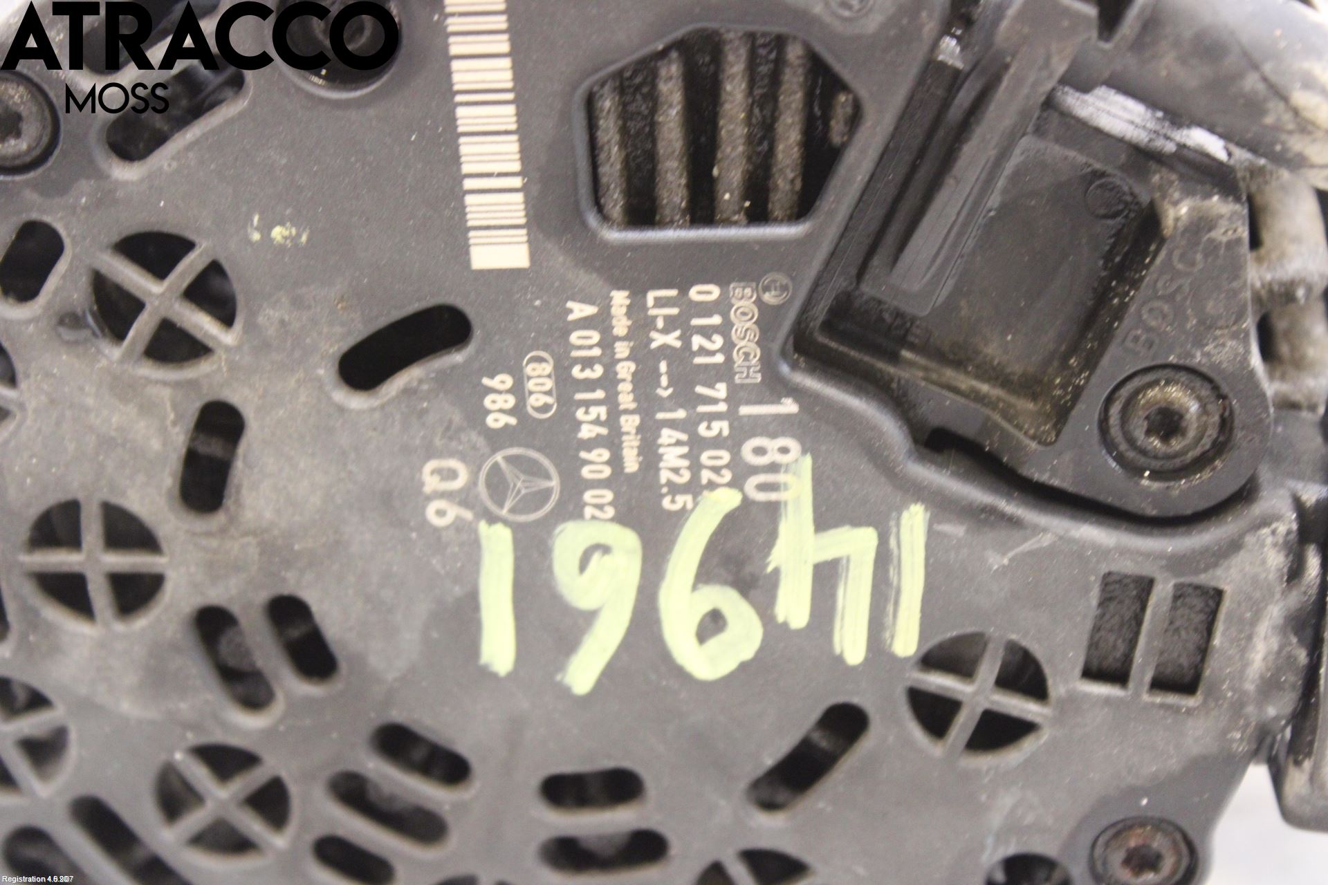 Mercedes-Benz MB C-KLASS (W204) 07-15 Dynamo