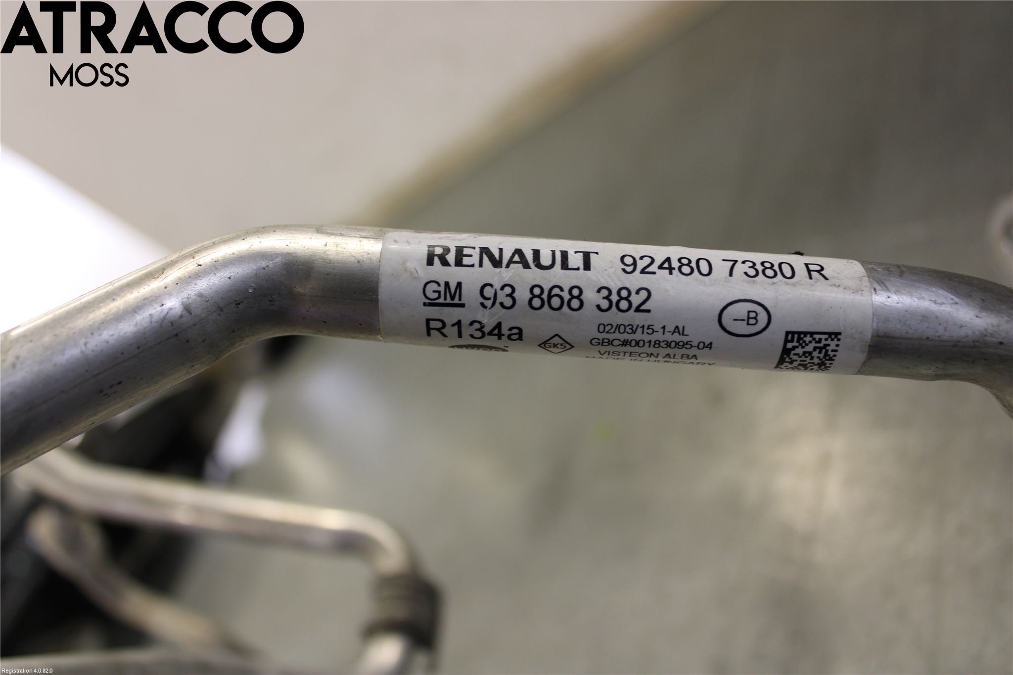 Opel VIVARO 15-19 Varme Ac Slange - Rør