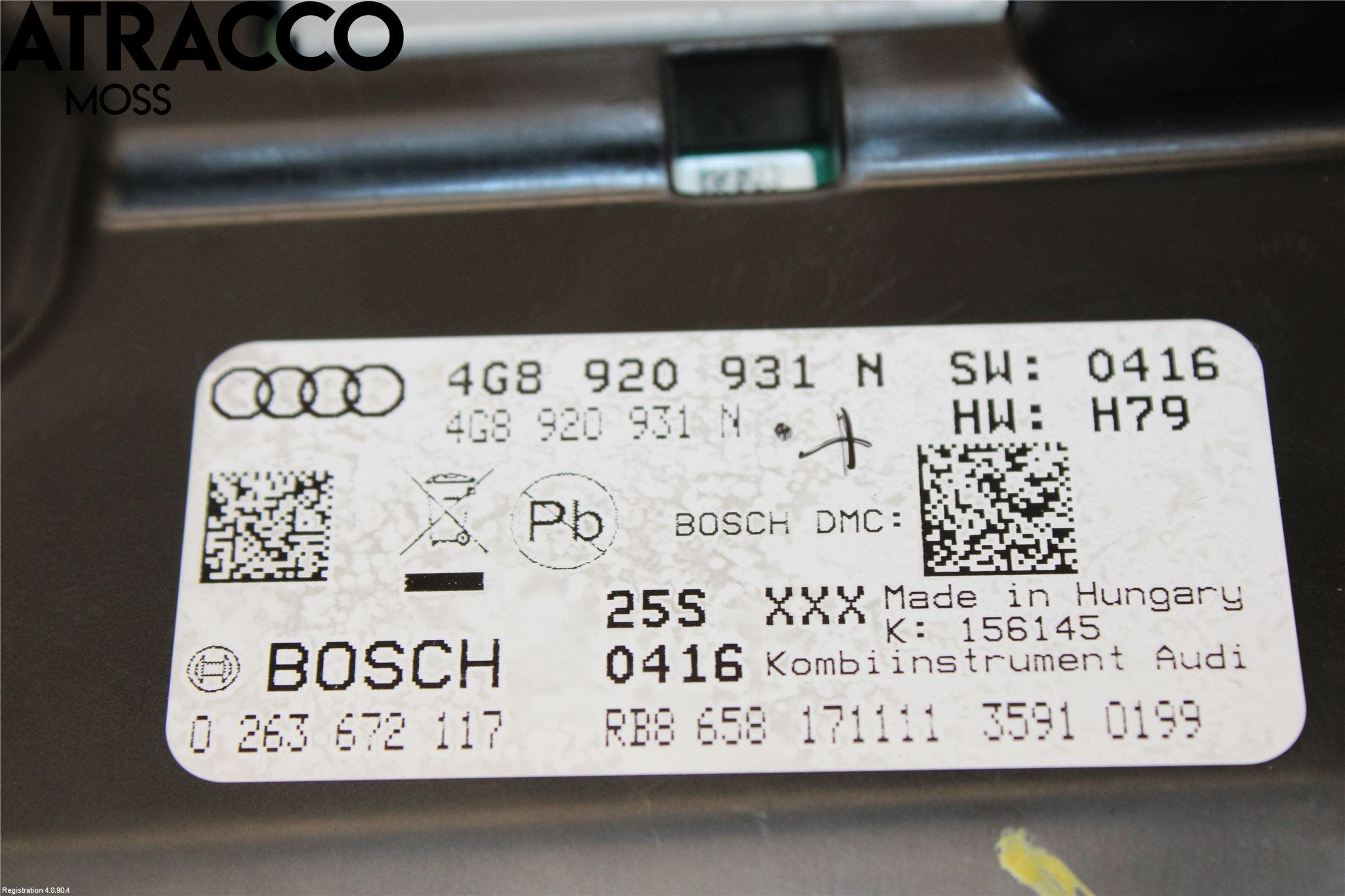 Audi A6/S6 4G 11-18 Instr Kombinert