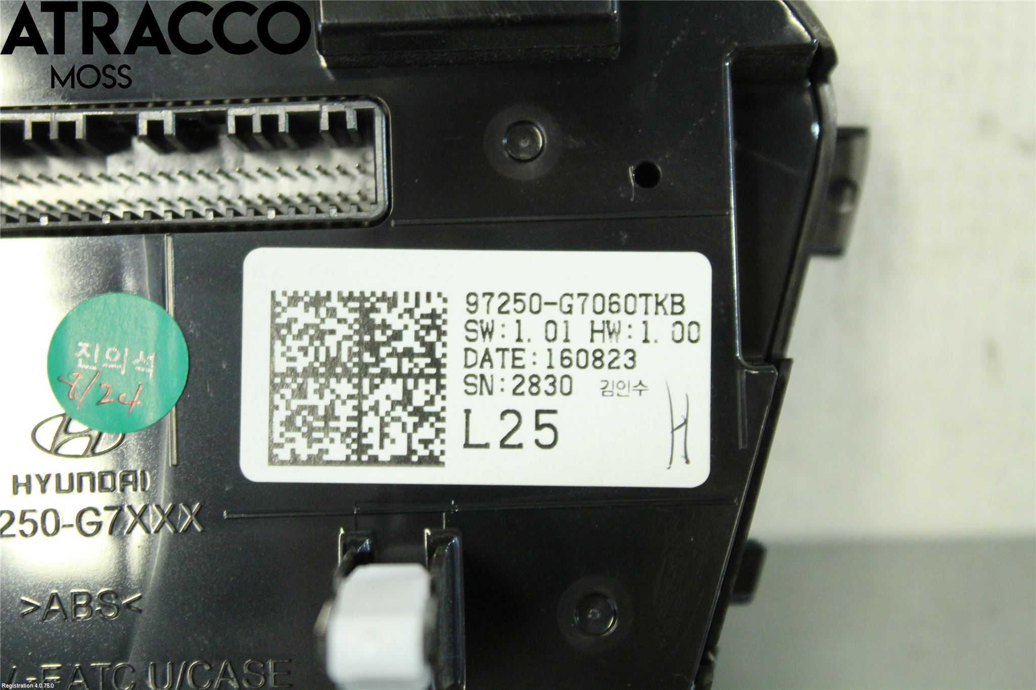 Hyundai IONIQ AE 17-22 Varme Ac Betjening-Display