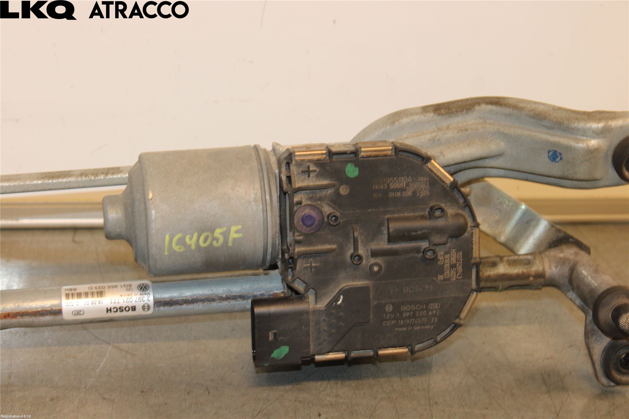 Volkswagen VW GOLF / E-GOLF VII 13-20 Viskermotor Frontrute