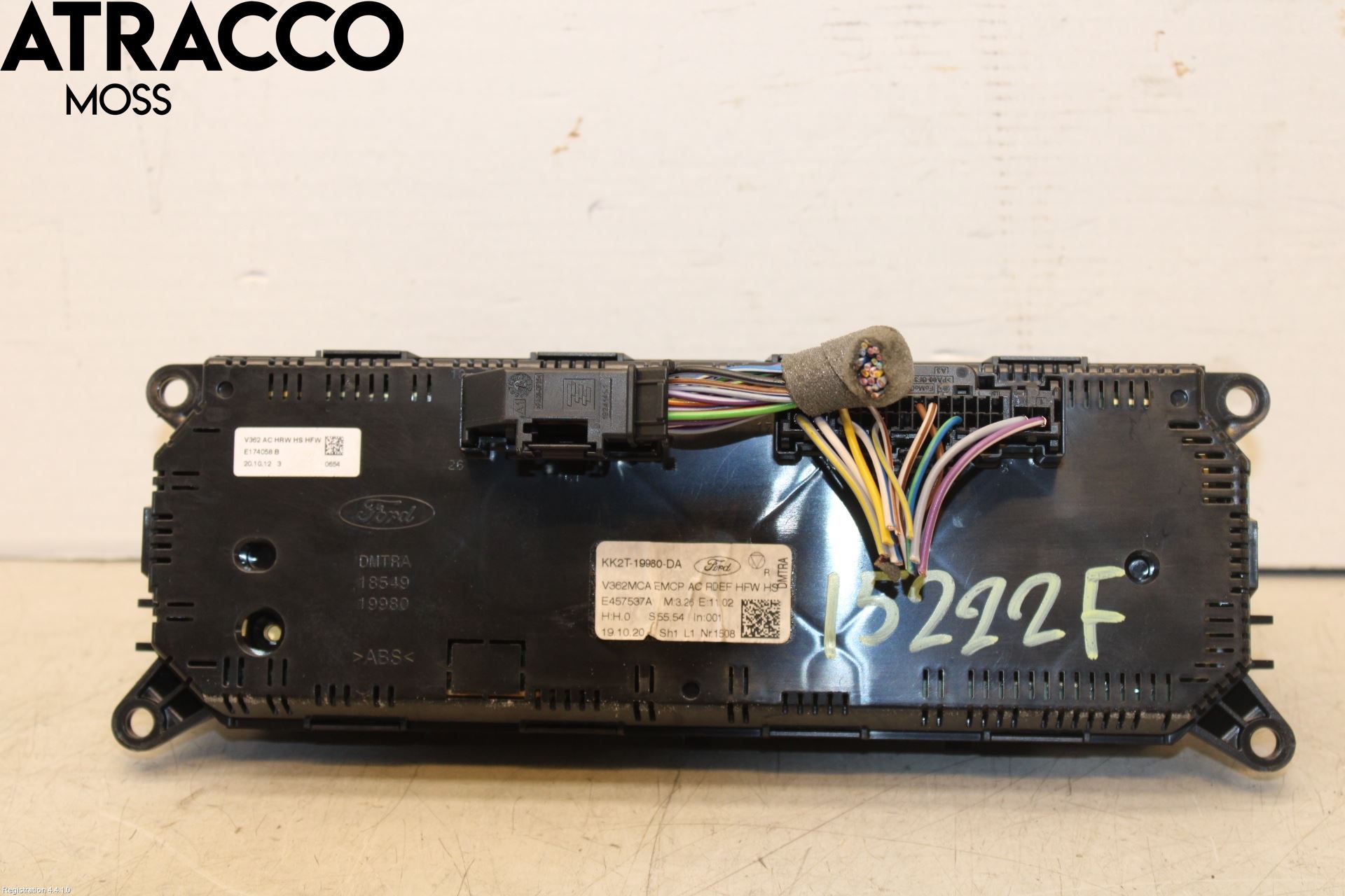 Ford TRANSIT SKÅP/BUSS 14-22 Varme Ac Betjening-Display