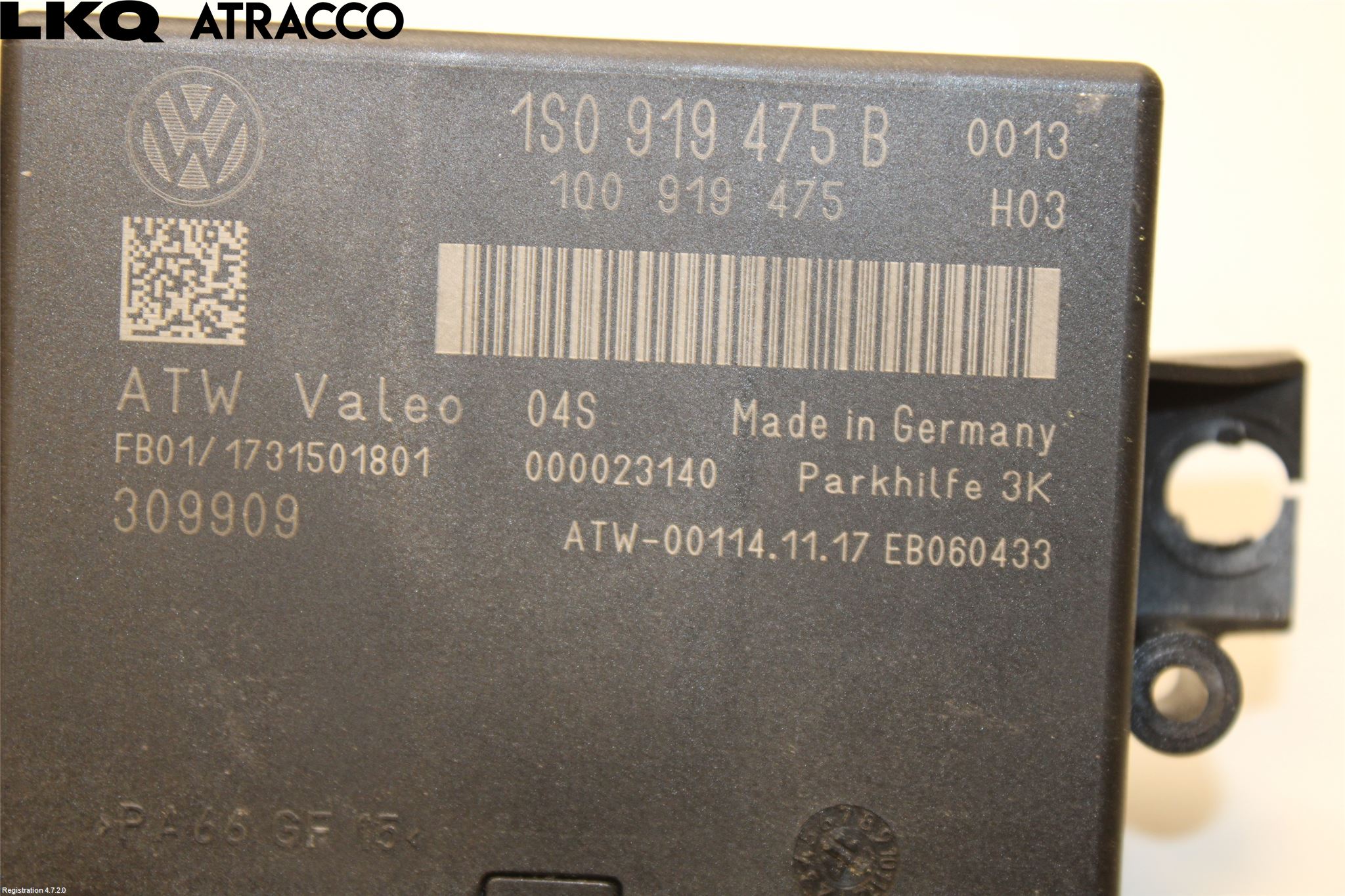 Volkswagen VW UP! / E-UP! Styreenhet Parkering