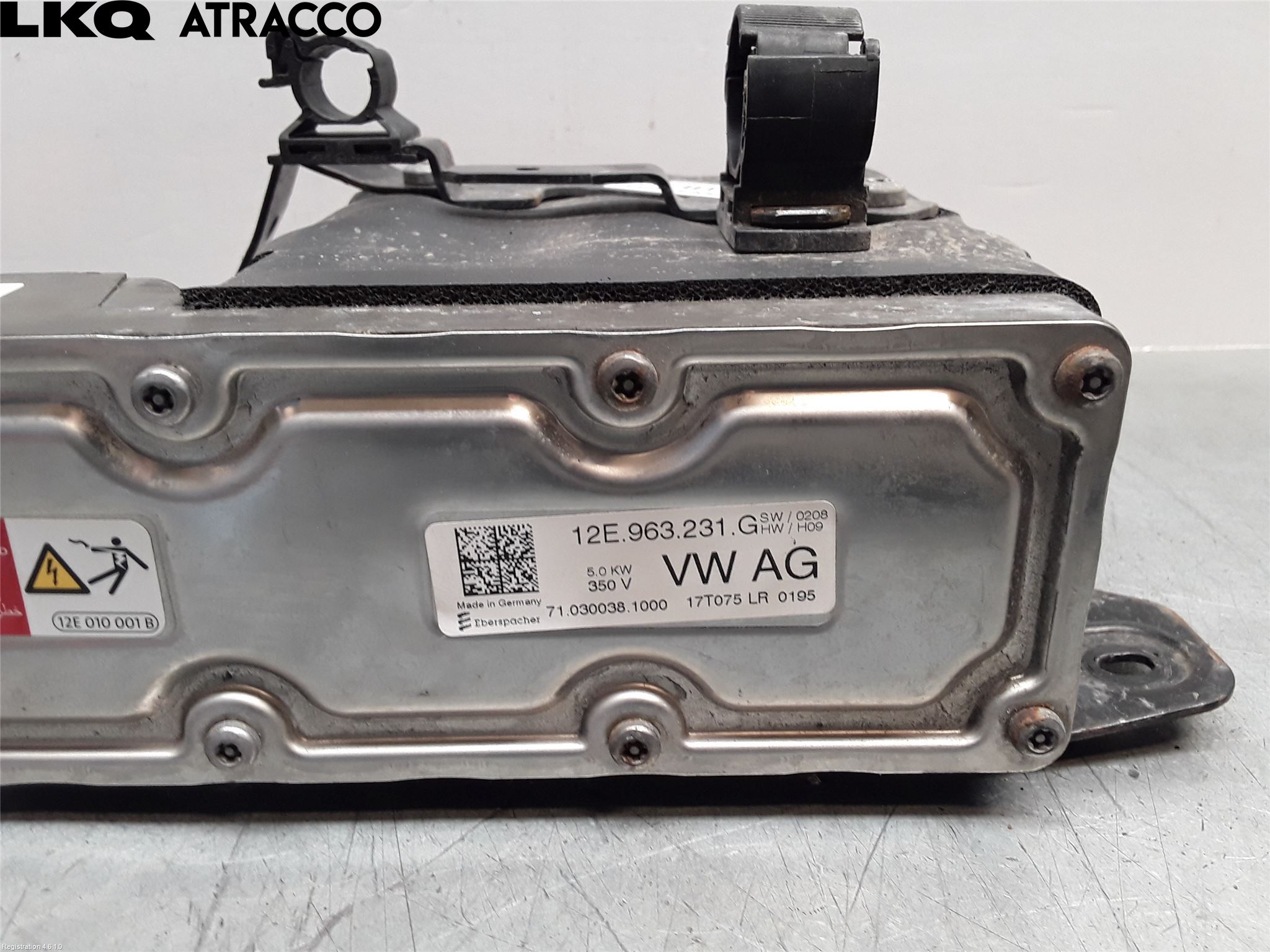 Volkswagen VW GOLF / E-GOLF VII 13-20 Motorvarmer Elektrisk