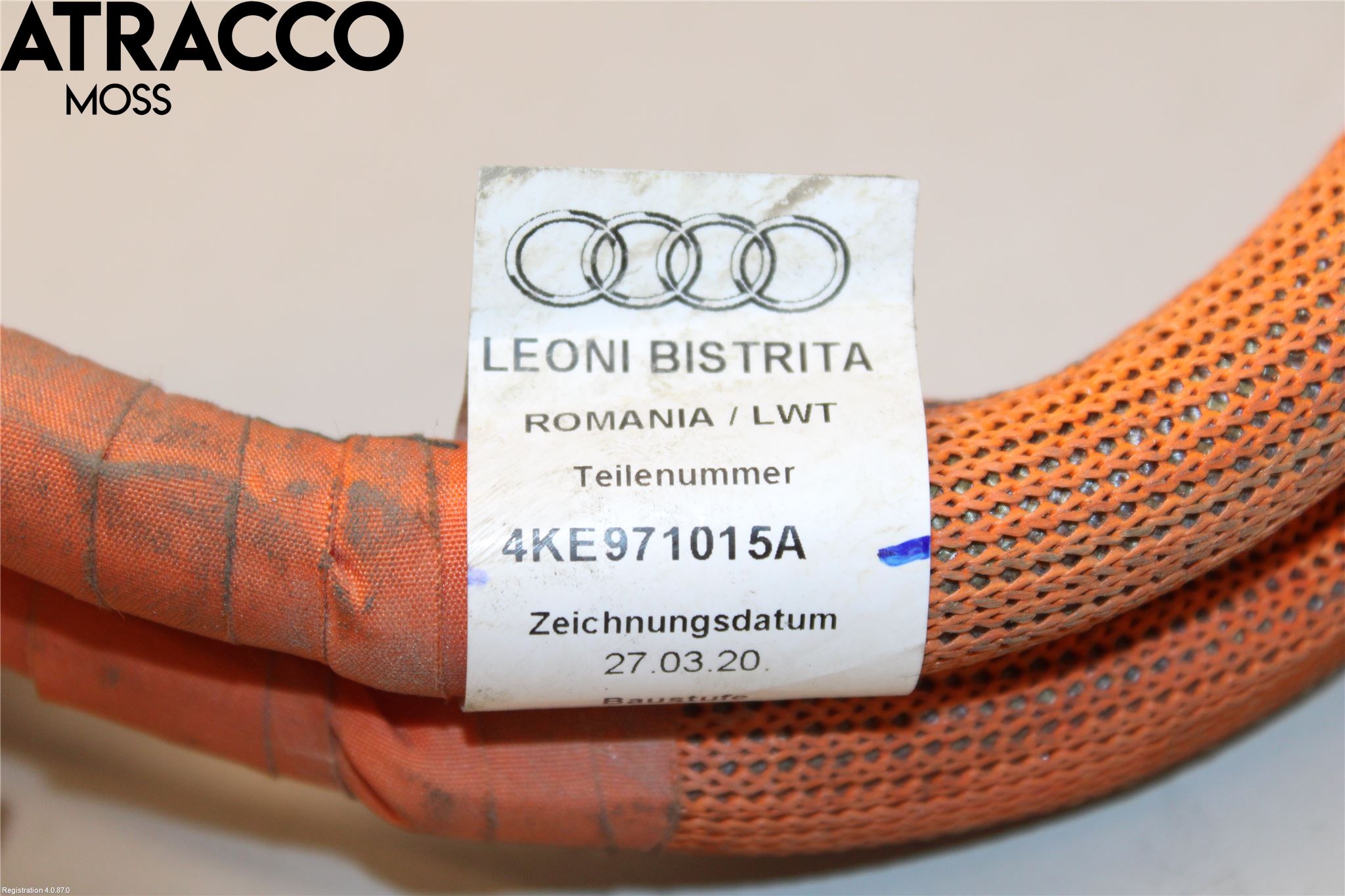 Audi E-TRON, S GE 19- Kabelhärva Högspänning