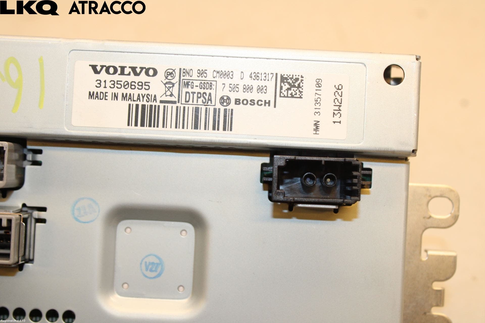 Volvo V40 12-19 Multifunktionsdisplay