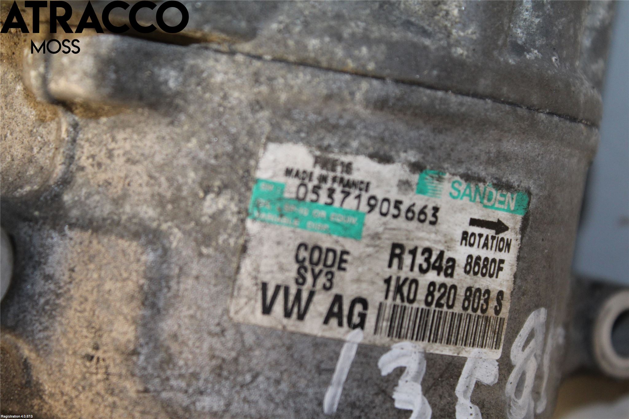 Volkswagen VW PASSAT 05-11 Varme Ac Kompressor