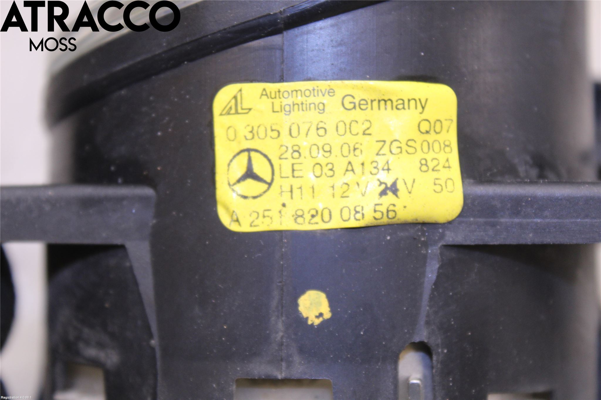 Mercedes-Benz MB A-KLASS (W169) 04-12 Frontlykt-Kurve-Tåkelys