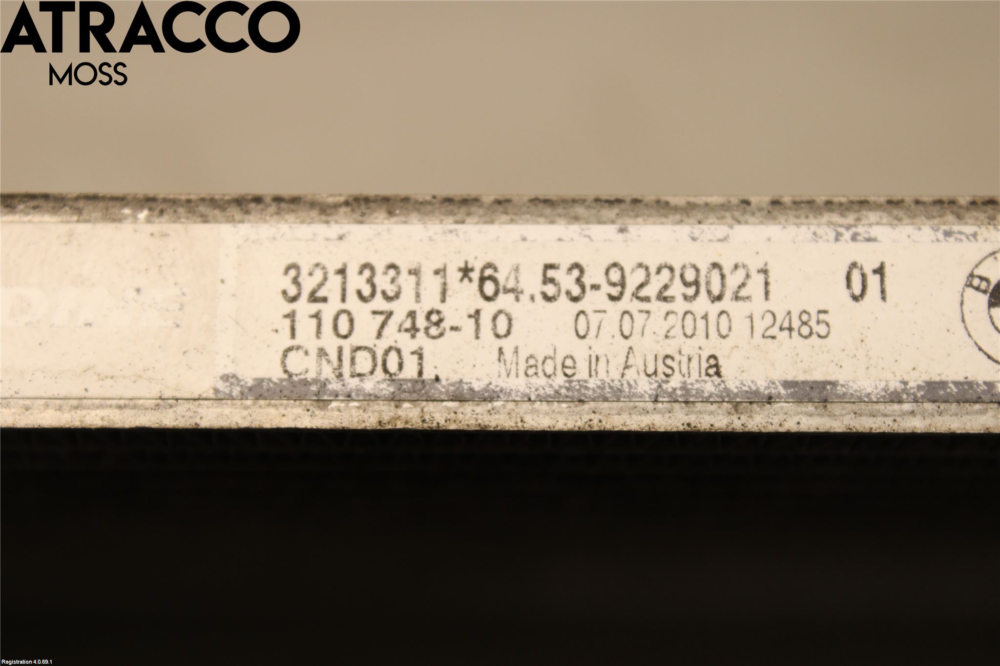 BMW 1 E87/81 5D/3D 03-11 Varme Ac Kondenser-Kjøler