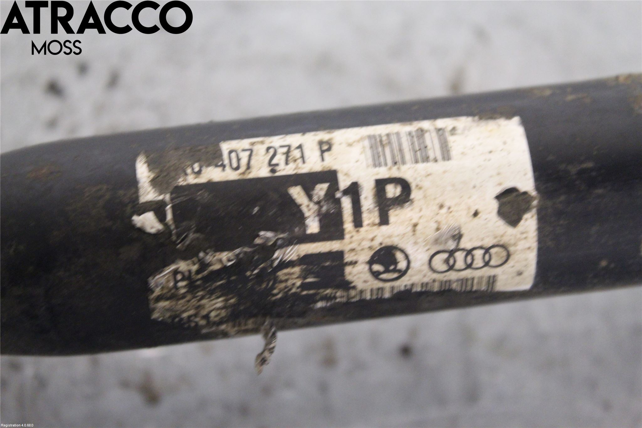 Audi A4/S4 08-11 Drivaksel Foran Kompl Høyre