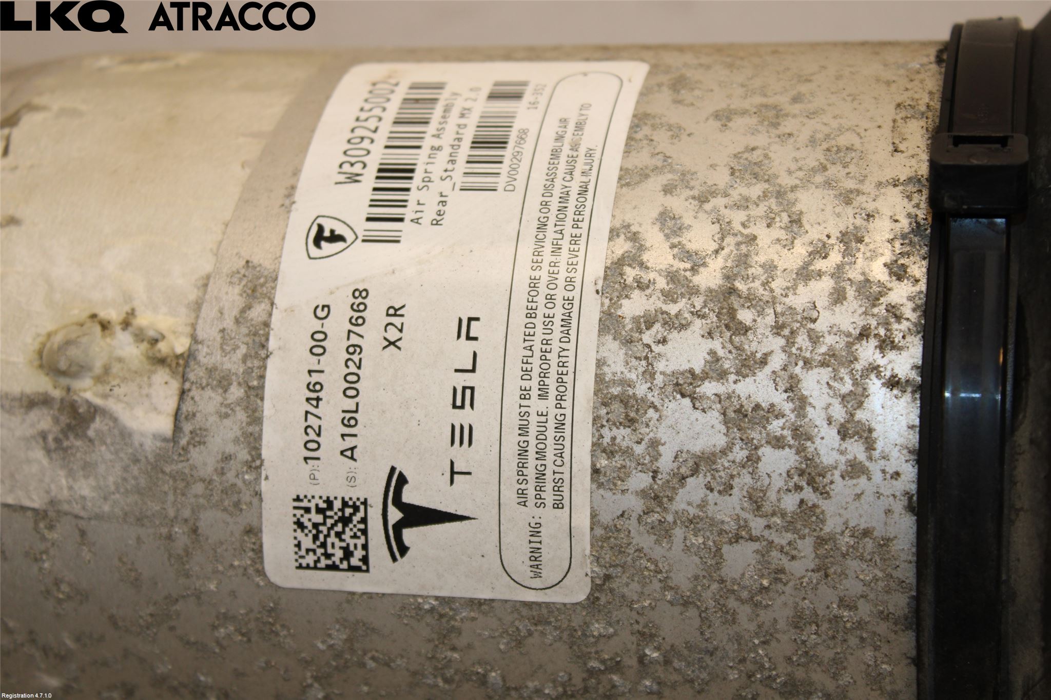 Tesla MODEL X 16- Fjærbein Bak Høyre