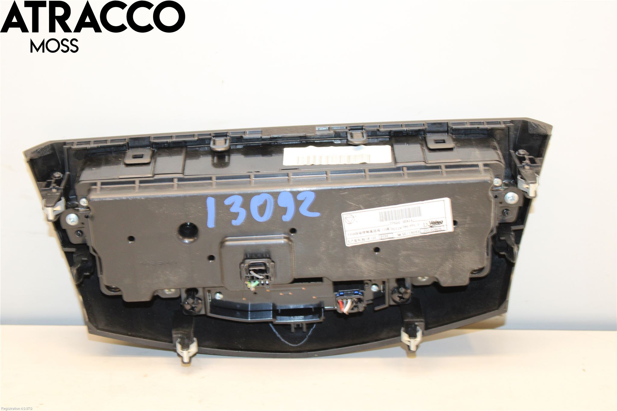 Nissan QASHQAI 14-17 Varme Ac Betjening-Display