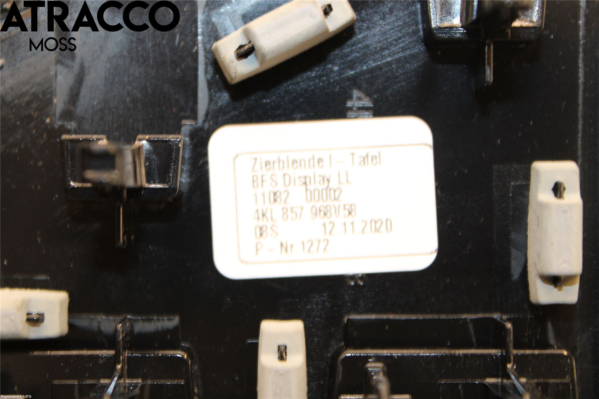 Audi E-TRON, S GE 19- Innr Dekor Instrbord