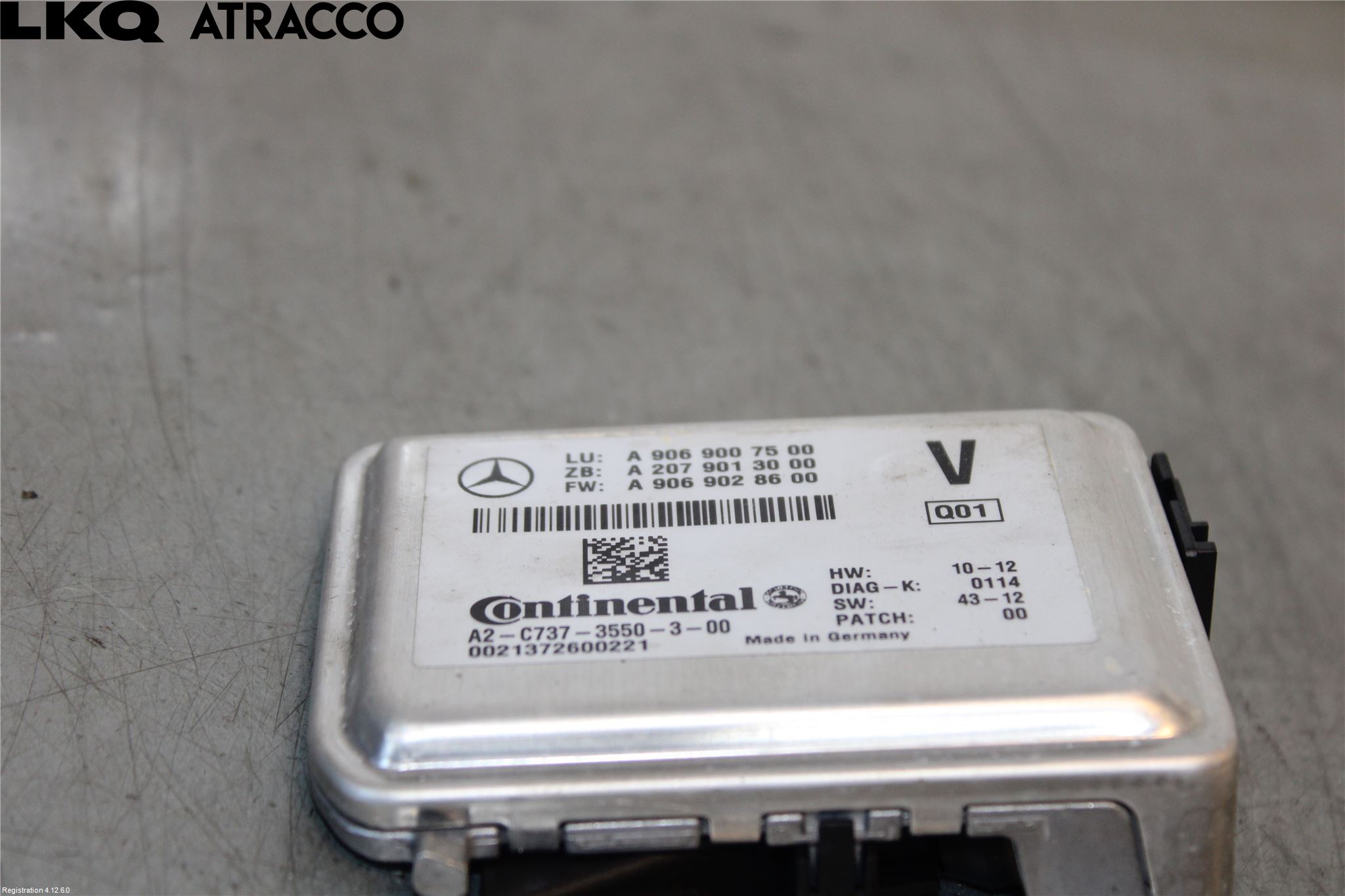 Mercedes-Benz MB SPRINTER (W906) 06-18 Parkeringshjelp Kamera