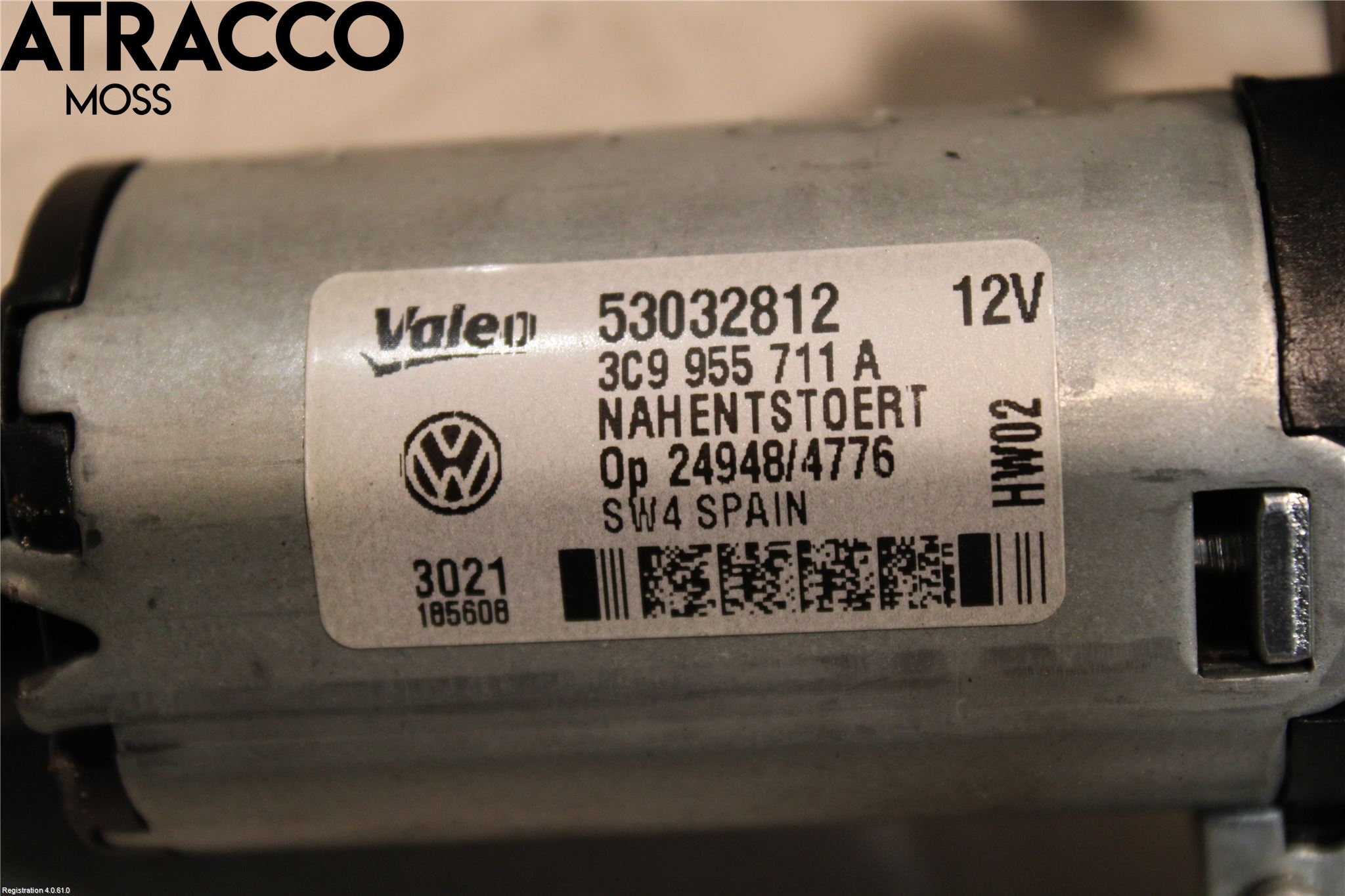 Volkswagen VW PASSAT 11-14 Viskermotor Bakluke