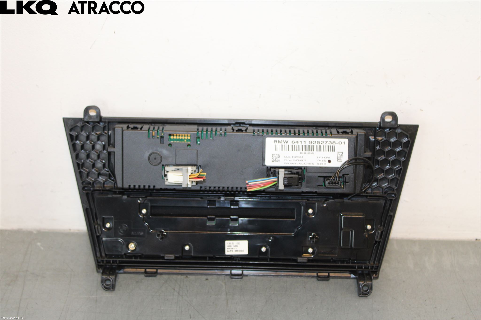 BMW X3 F25 10-17 Varme Ac Betjening-Display