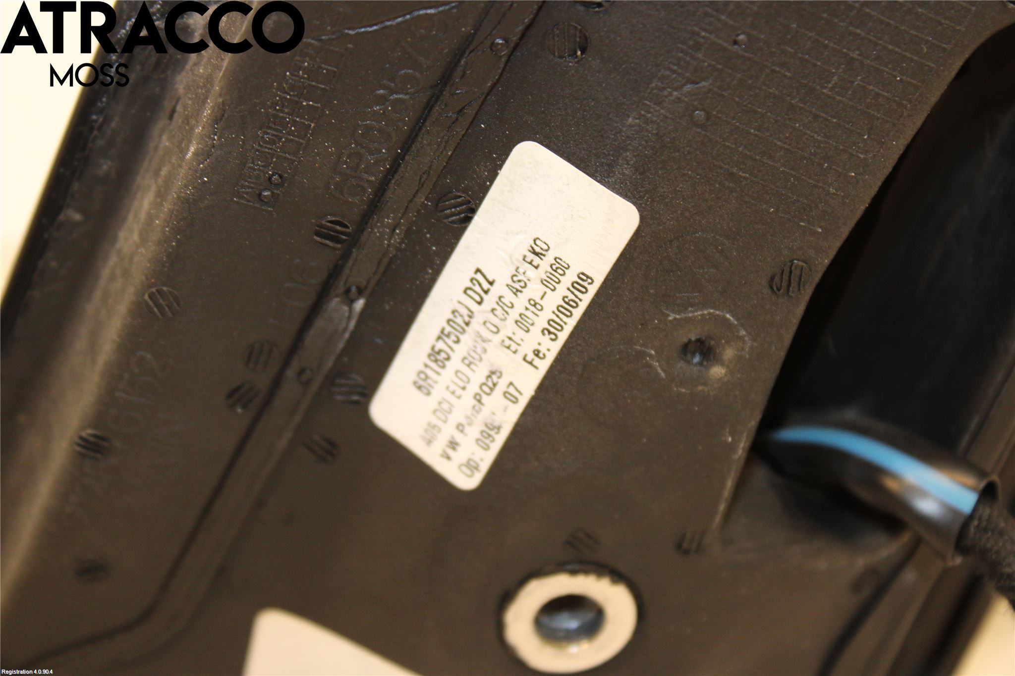 Volkswagen VW POLO 10-17 Speil H M-El Justering