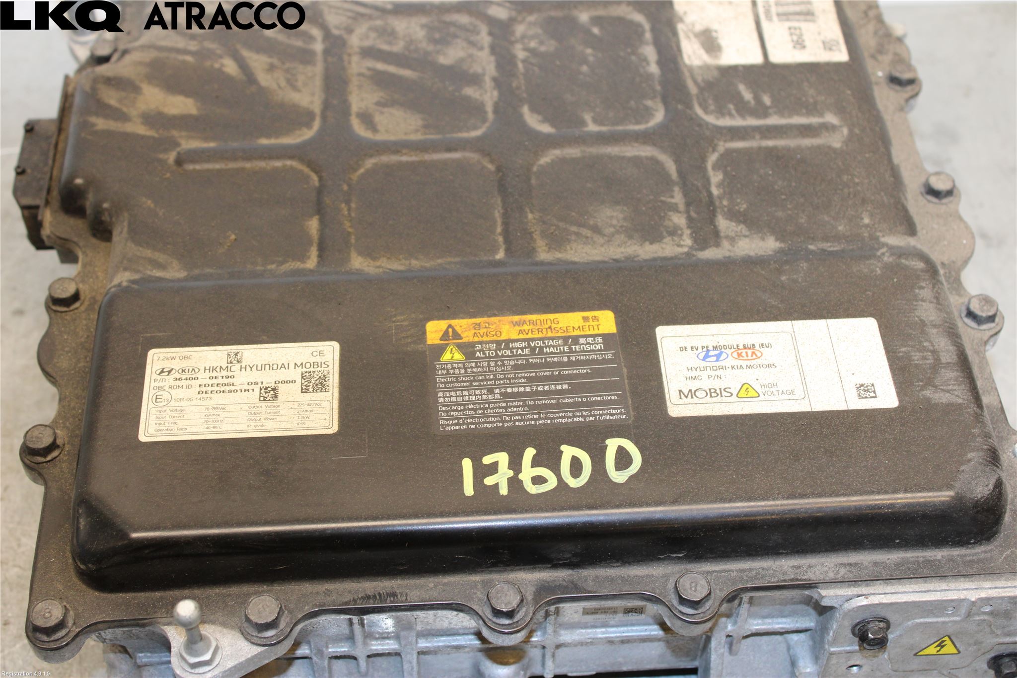 Kia NIRO (DE) 17-22 Batterilader Hybrid