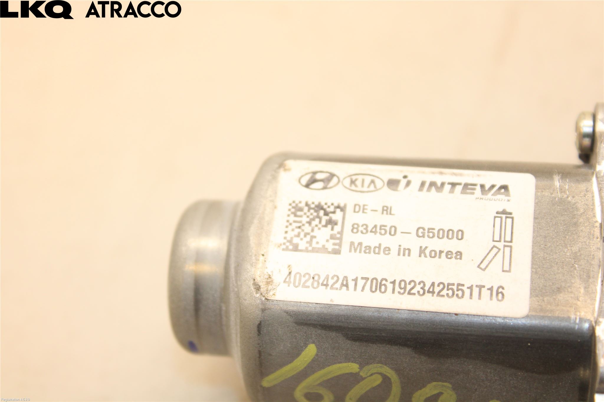 Kia NIRO (DE) 17-22 Vindusheismotor