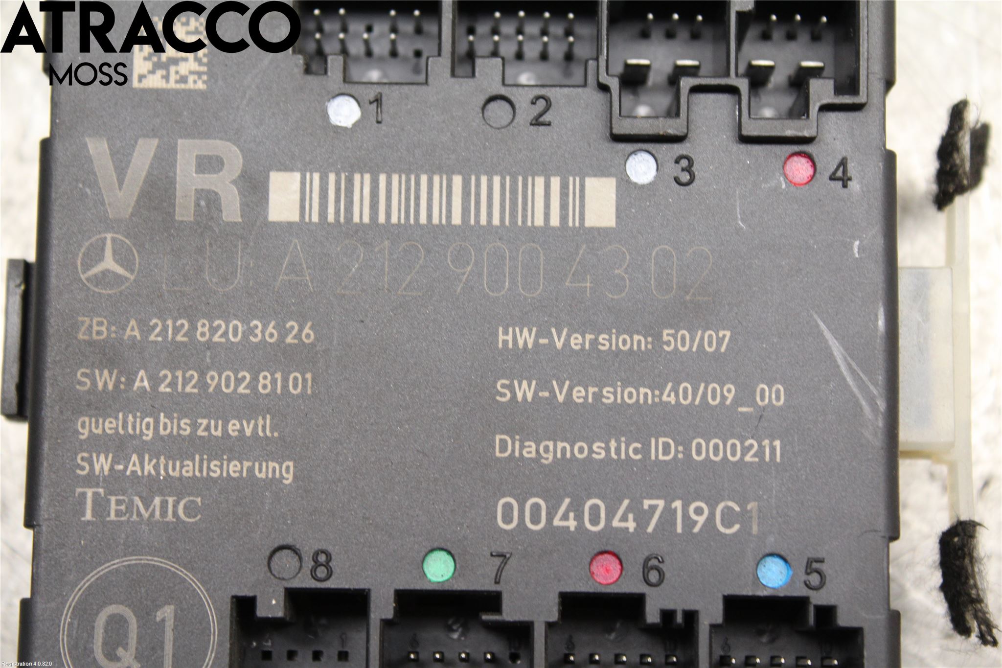 Mercedes-Benz MB E-KLASS (W212) 09-16 Styreenhet Dør